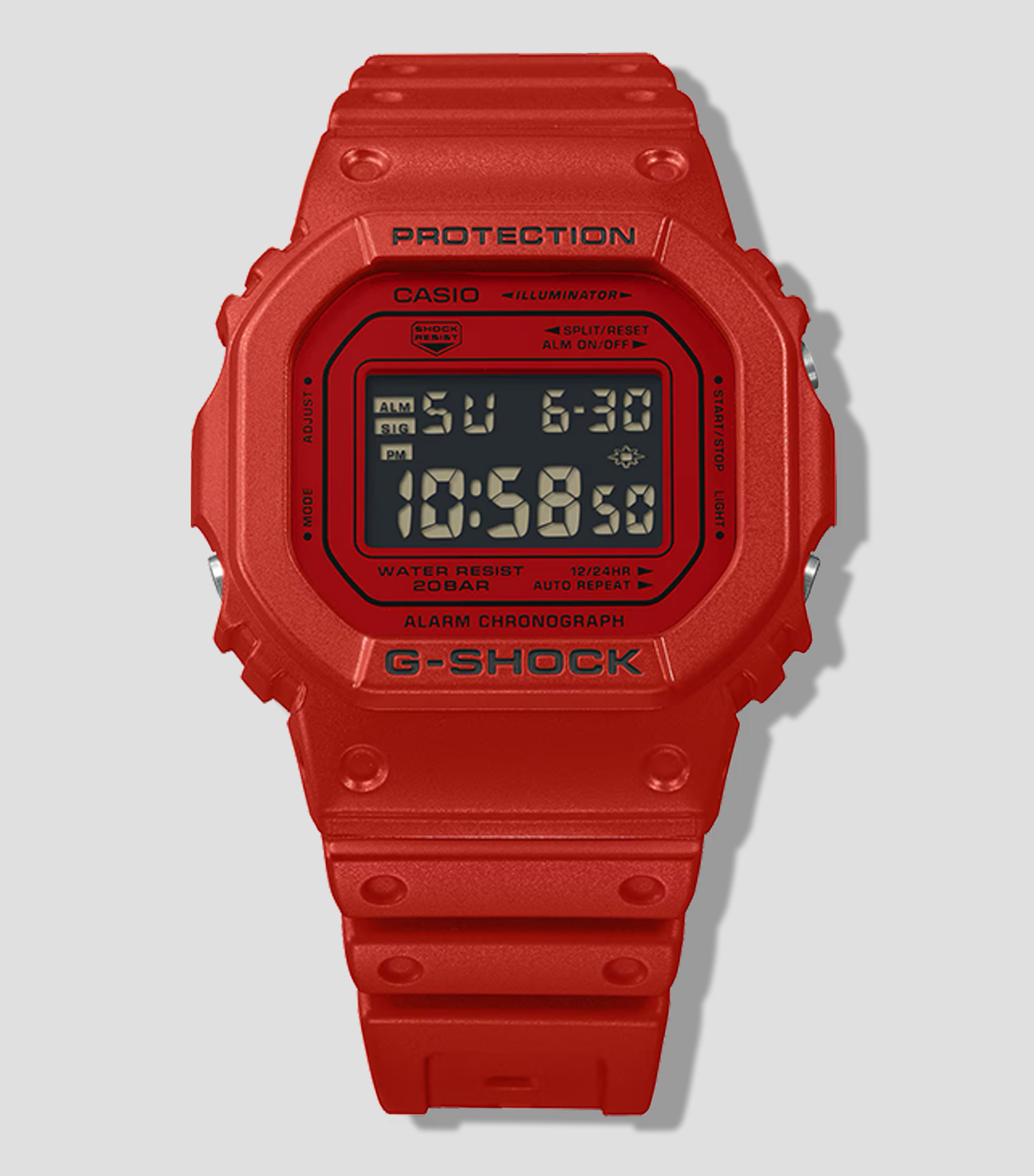 Reloj para Hombre G-Shock casual, rojo