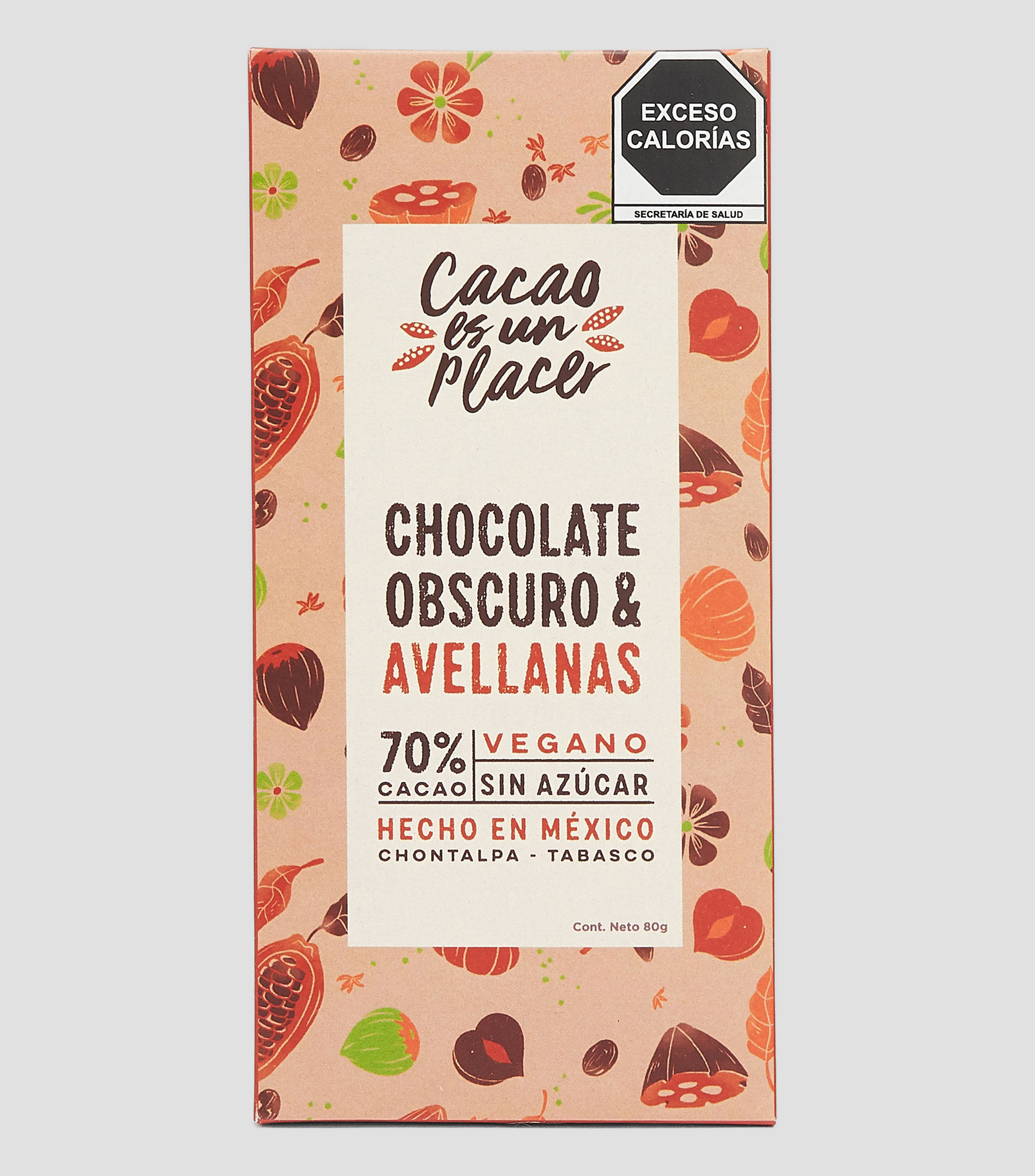 CHOCO 70 DARK AVELLANA VEGANO AZ