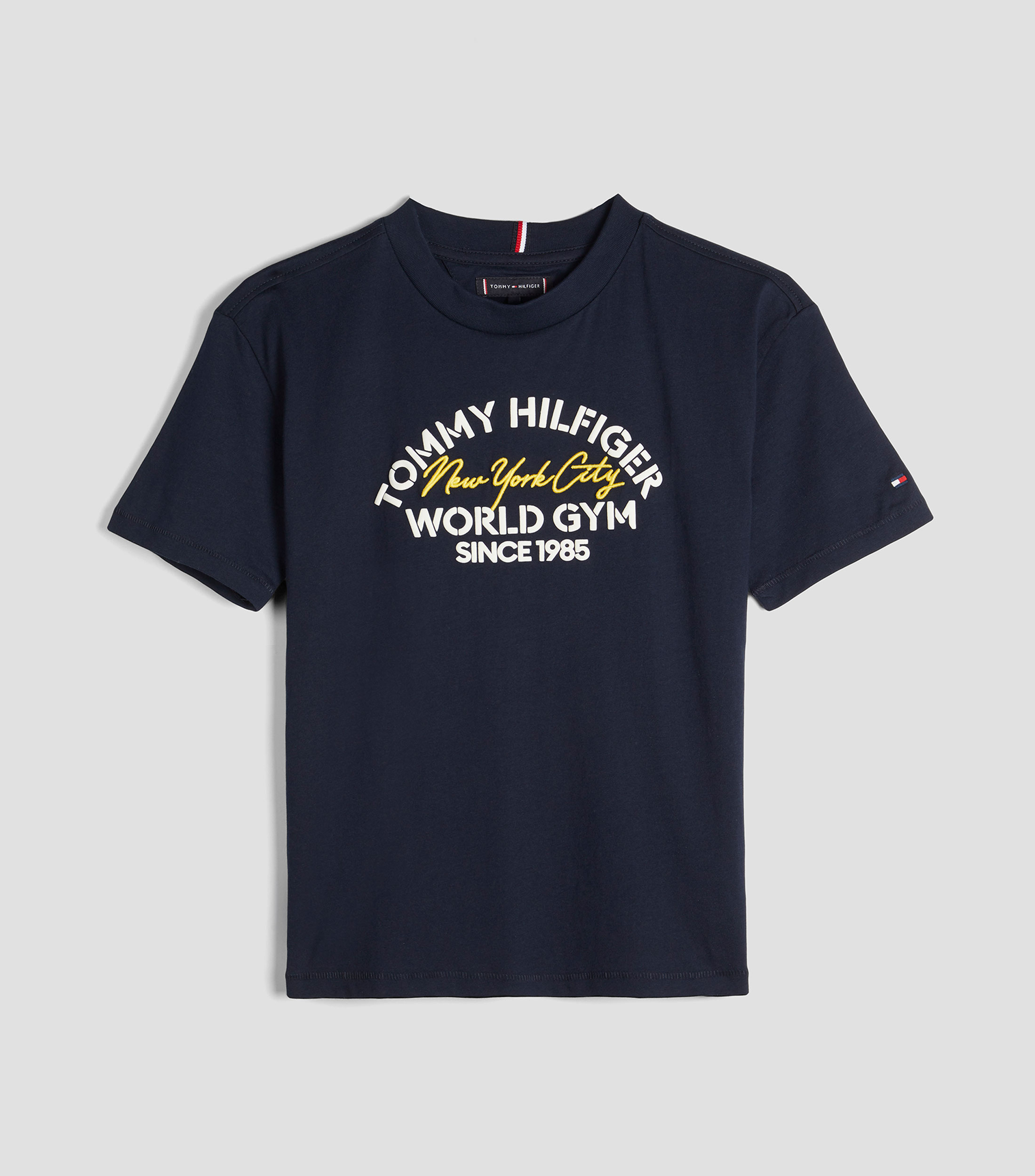 Playera cuello redondo manga corta estampada Niño