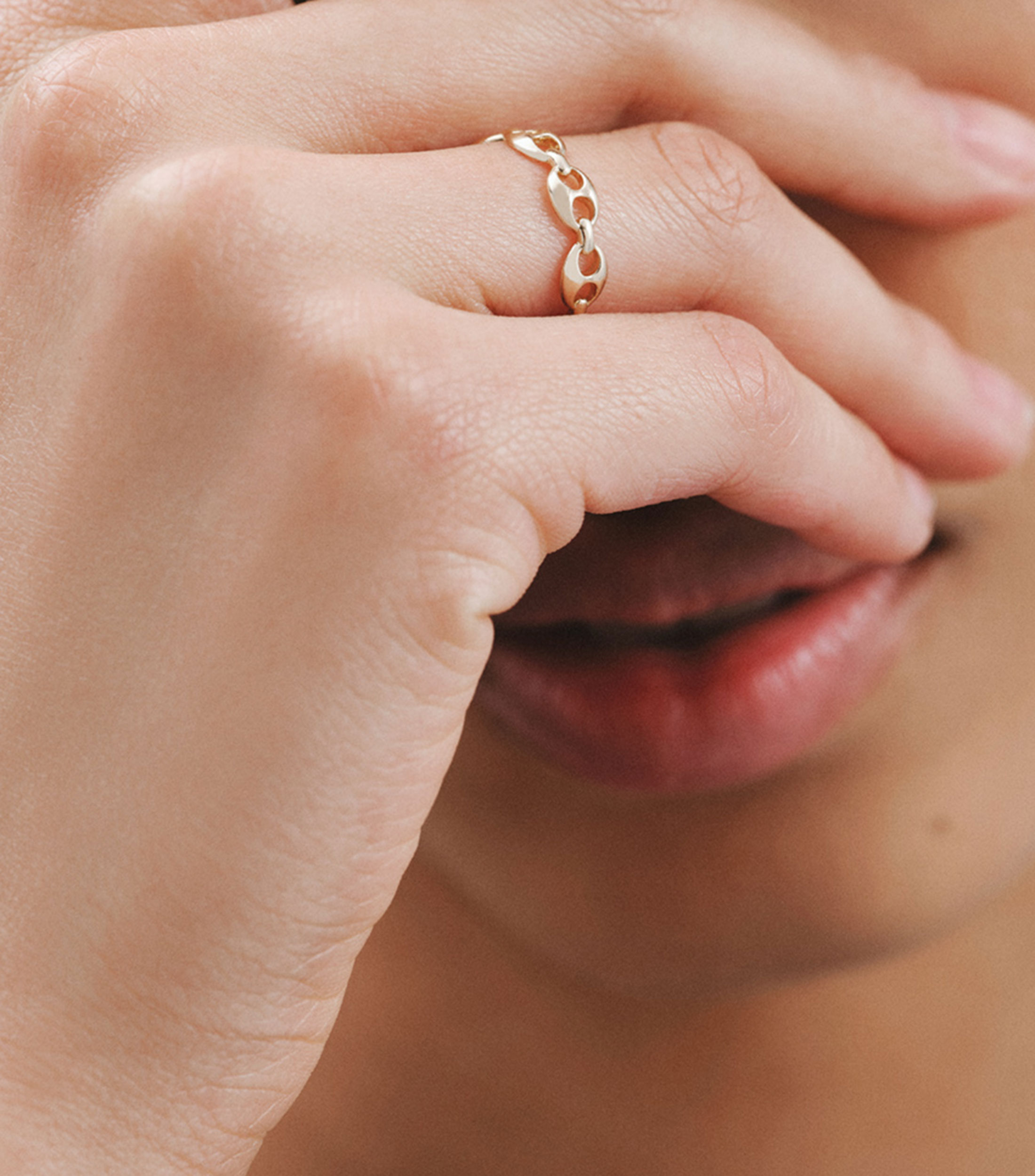 Anillo en Plata .925 con calabrotes Mujer
