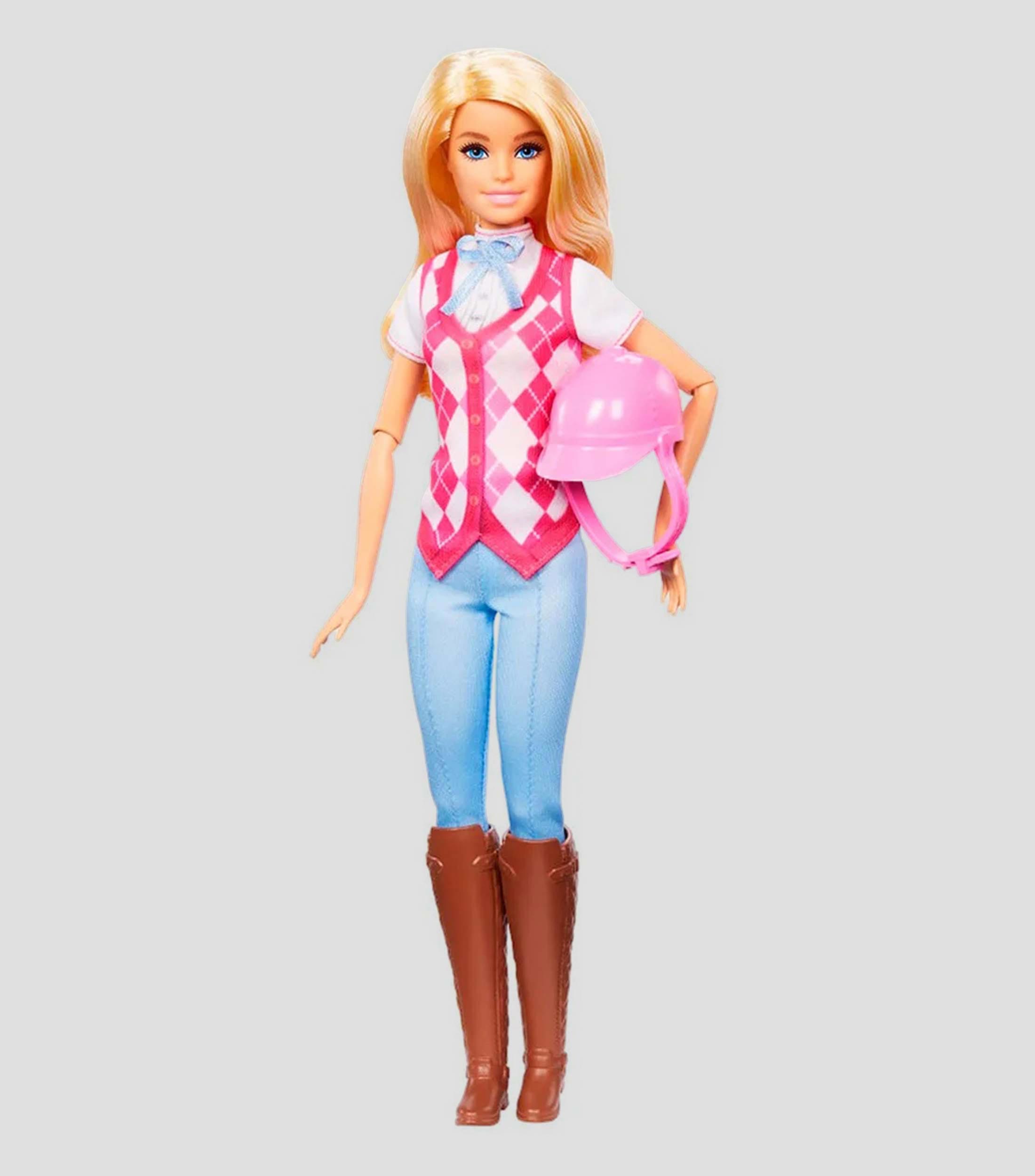 Muneca Barbie Malibu Jinete Equitacion