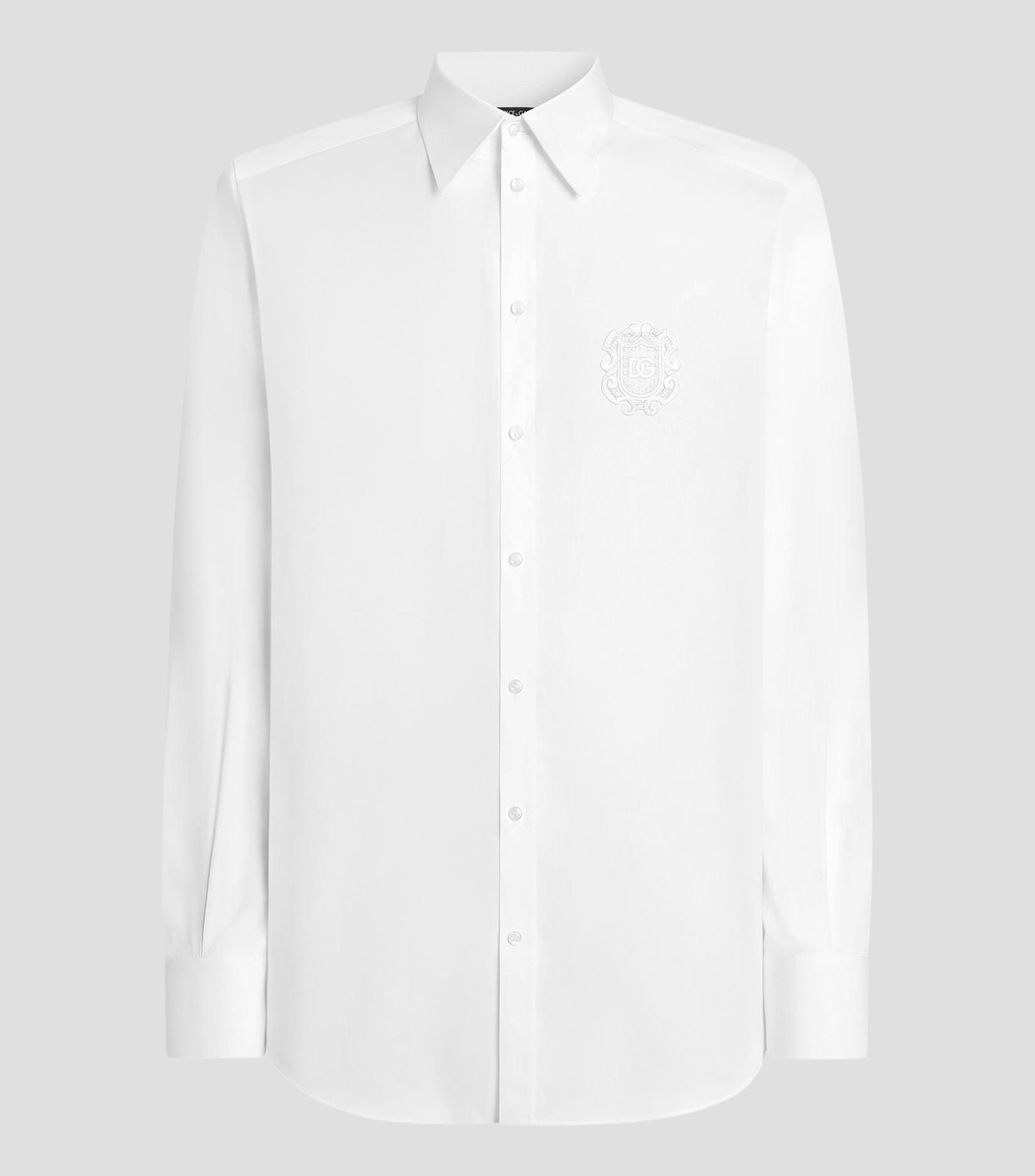 Camisa lisa manga larga Hombre