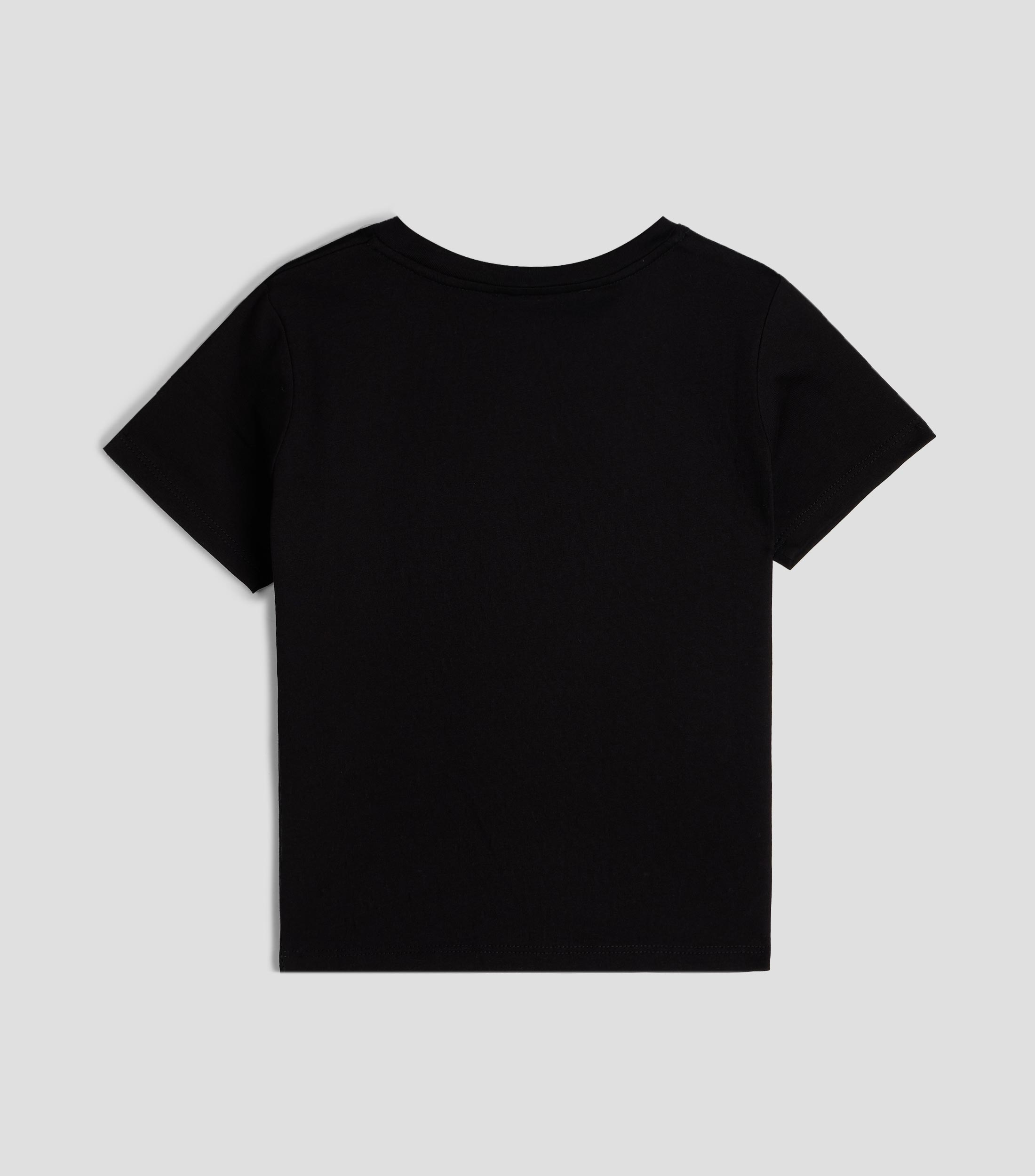Playera de cuello redondo con manga corta estampada Niño