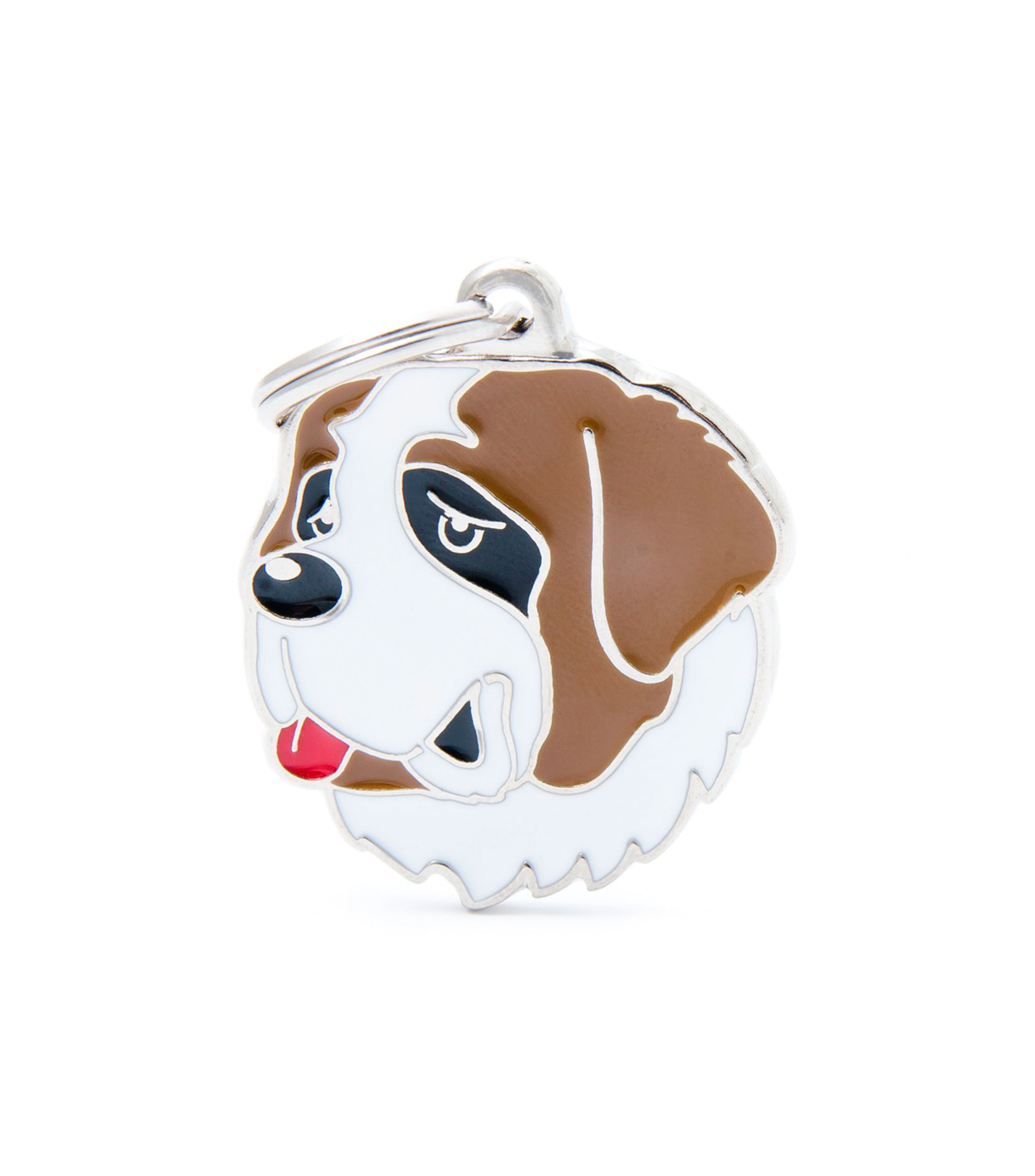 Placa para Mascota Friends St. Bernard en metal