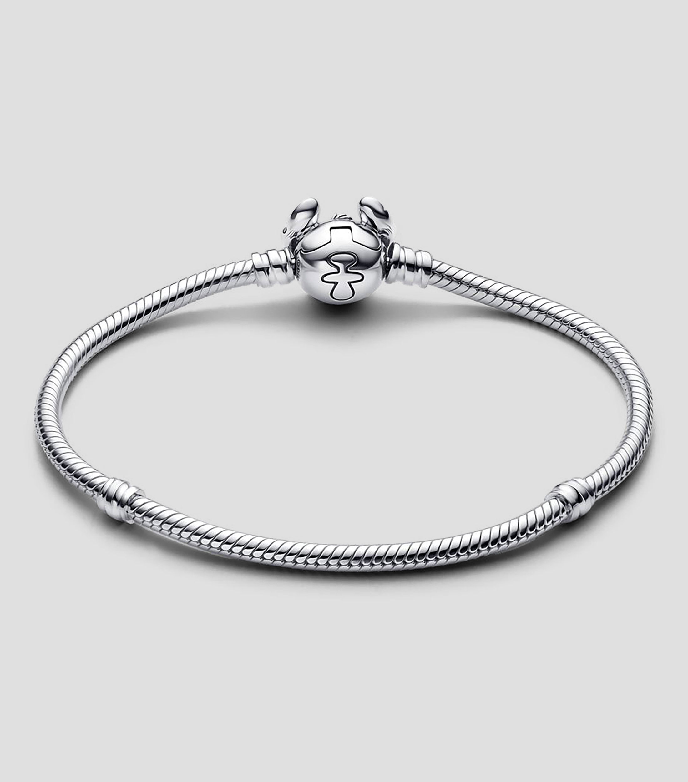 Brazalete en plata Stitch Unisex