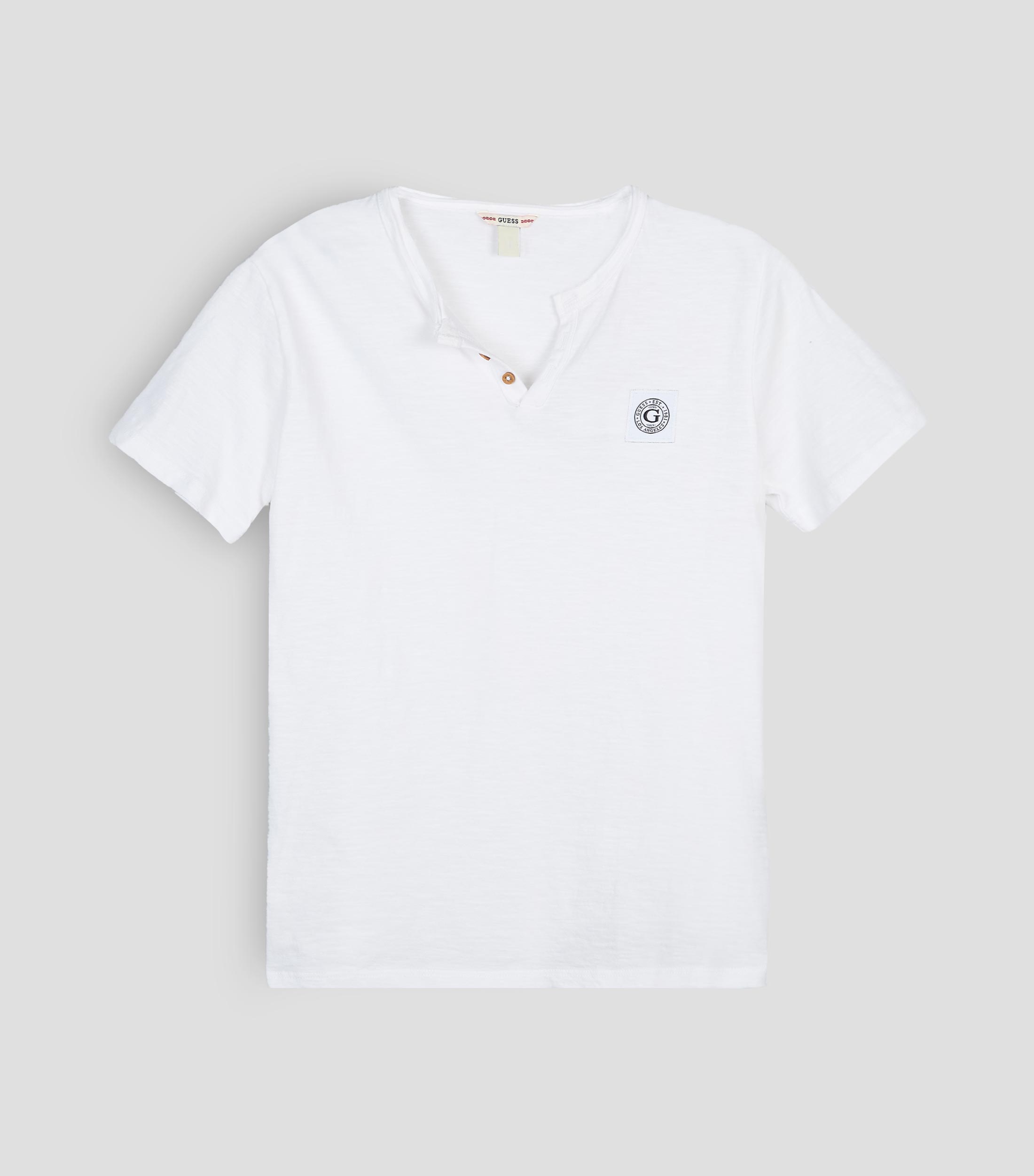 Playera cuello V manga corta lisa Niño