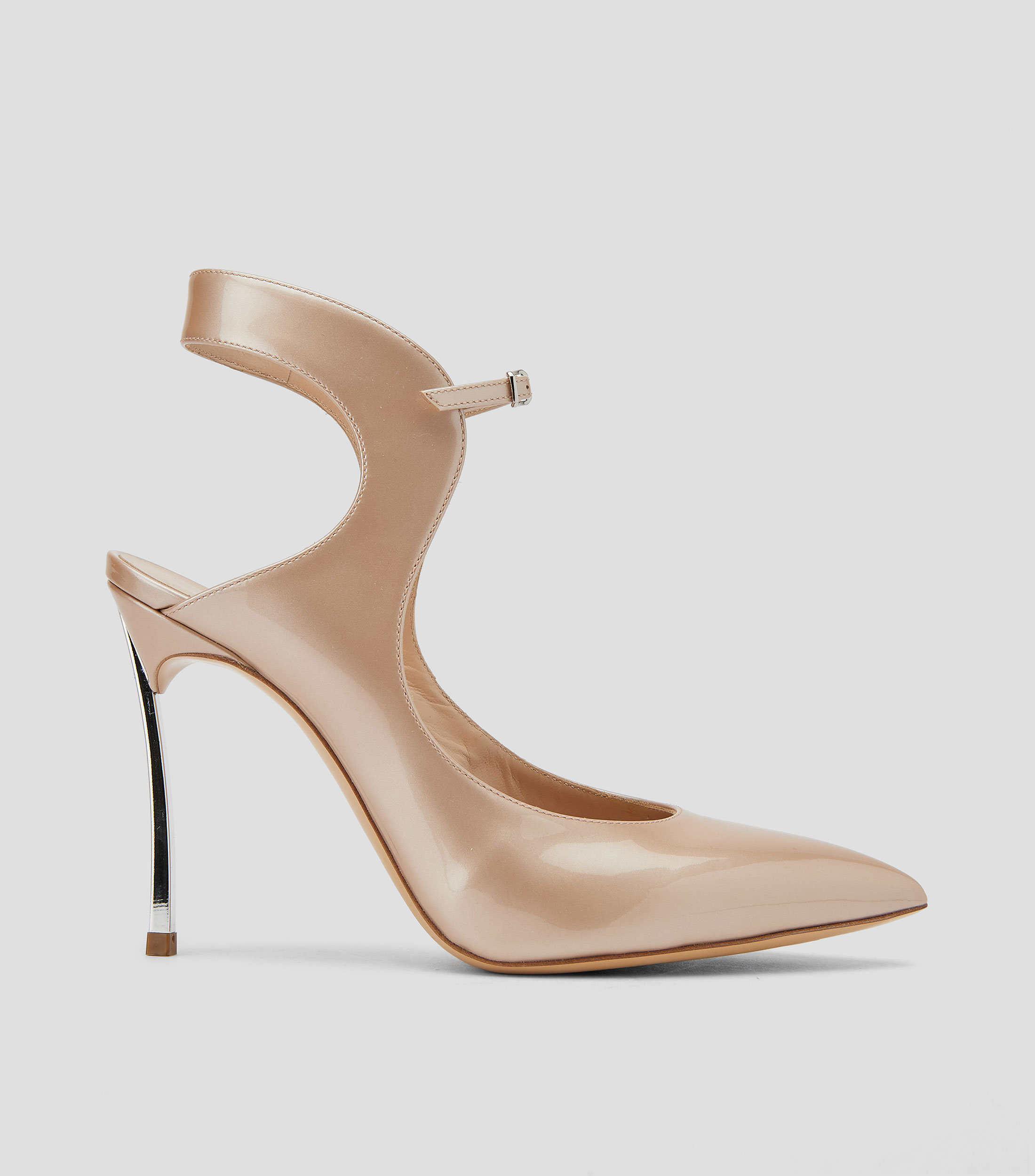 Sandalias con tacón alto de aguja Mujer