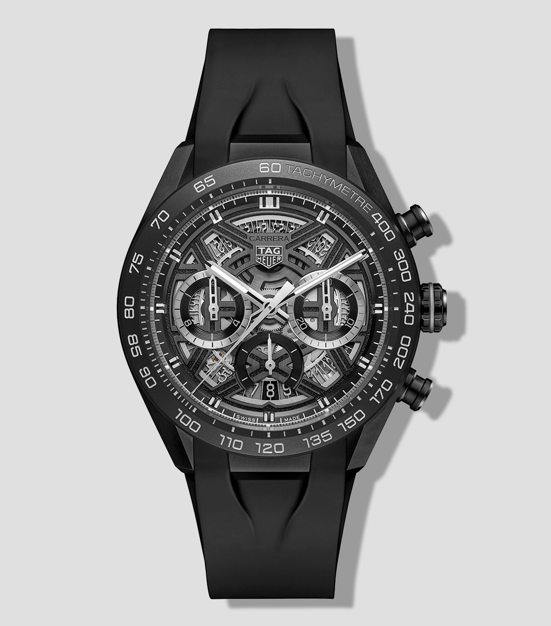 Reloj para Hombre Carrera Chronograph Extreme Sport deportivo negro
