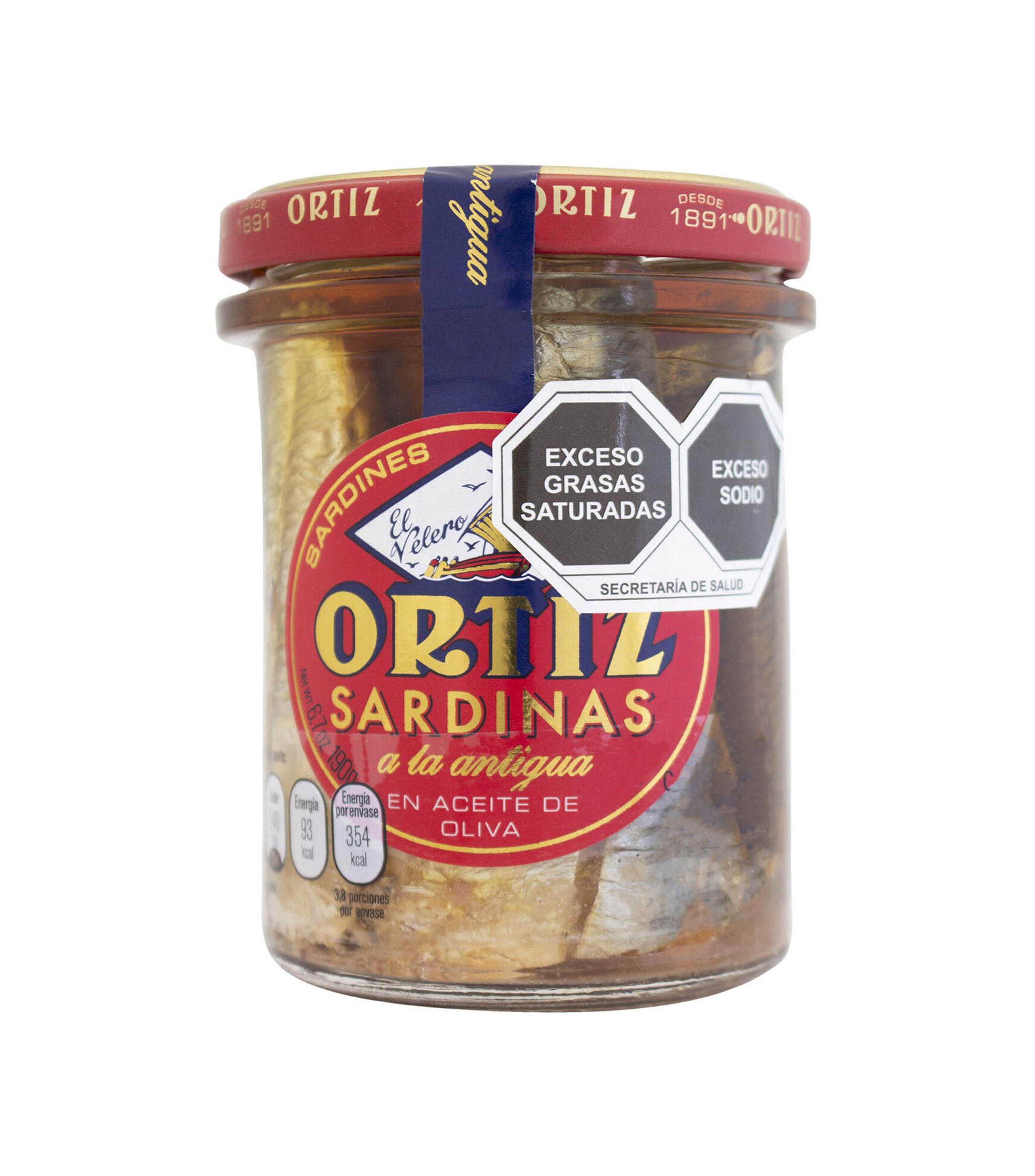 Sardinas en Aceite de Oliva, 190 g