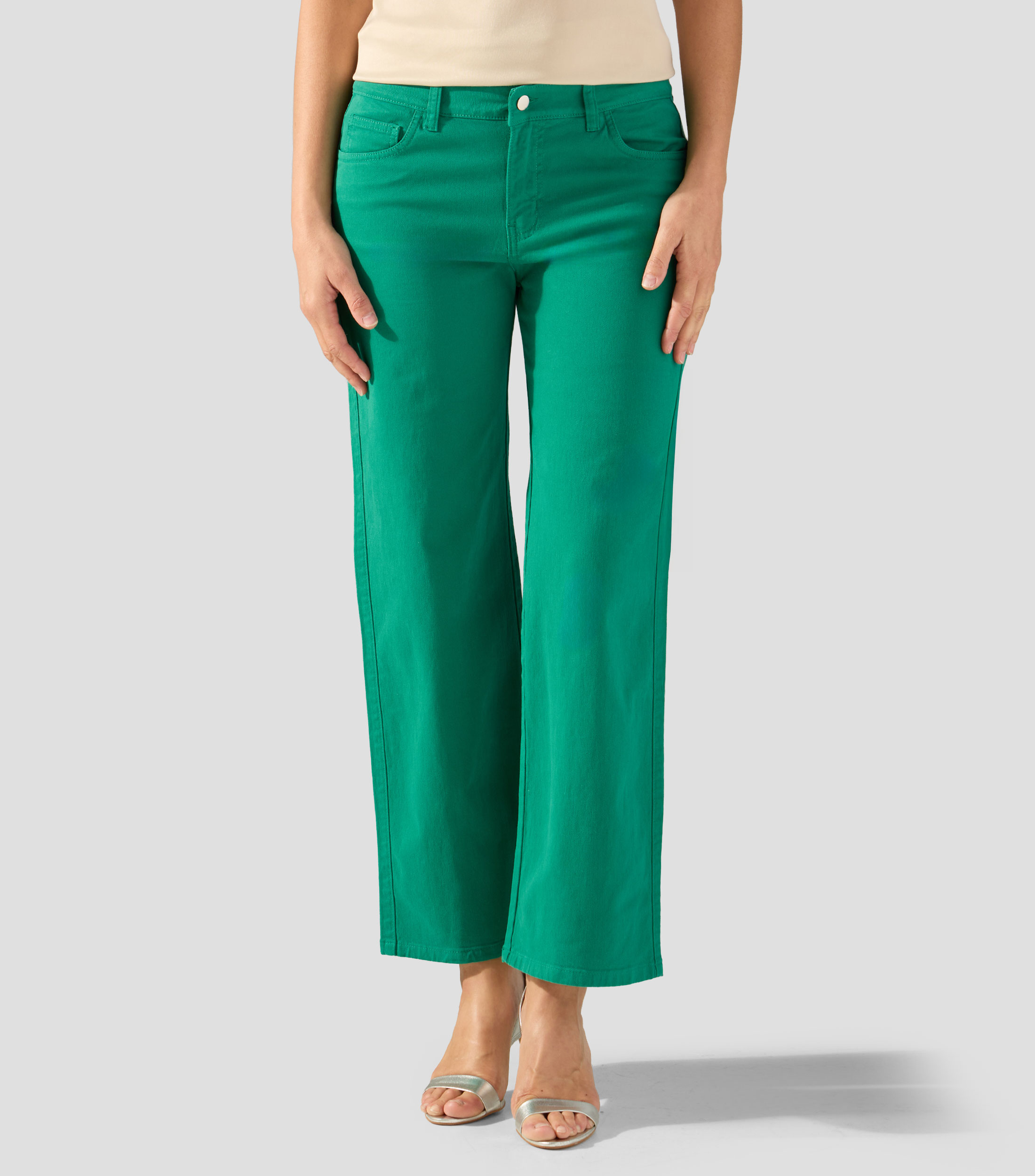 Jeans de corte recto Mujer