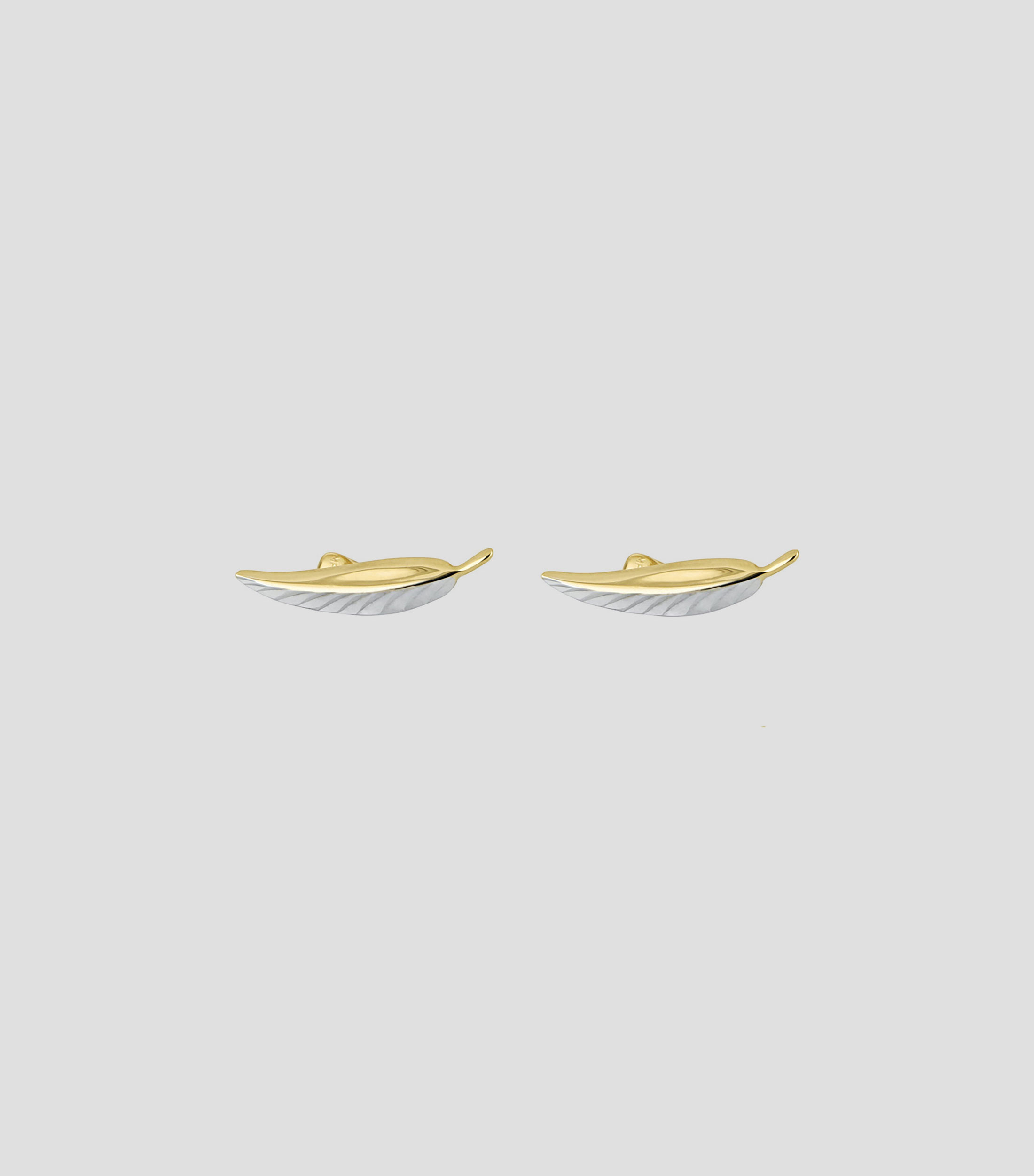 Aretes Dinasti hojas en oro de 14 kilates Mujer