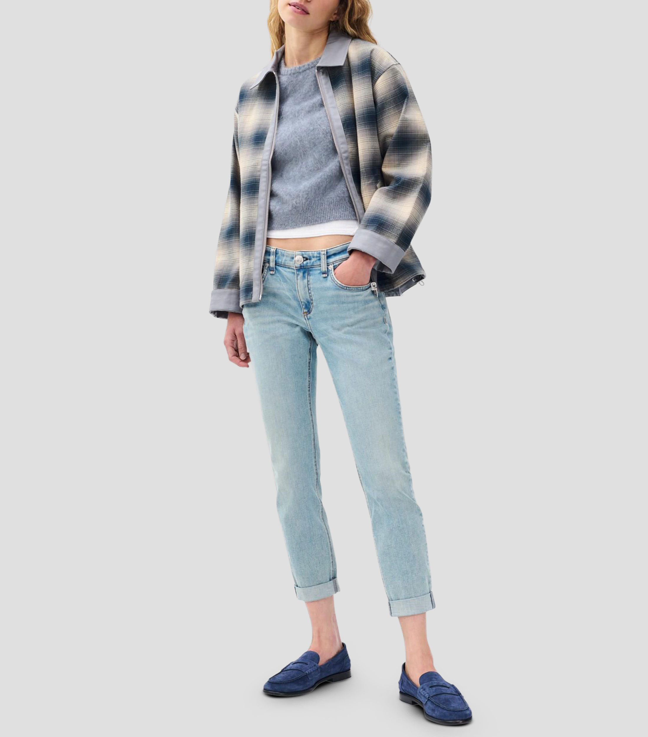 Jeans de corte boyfriend Mujer