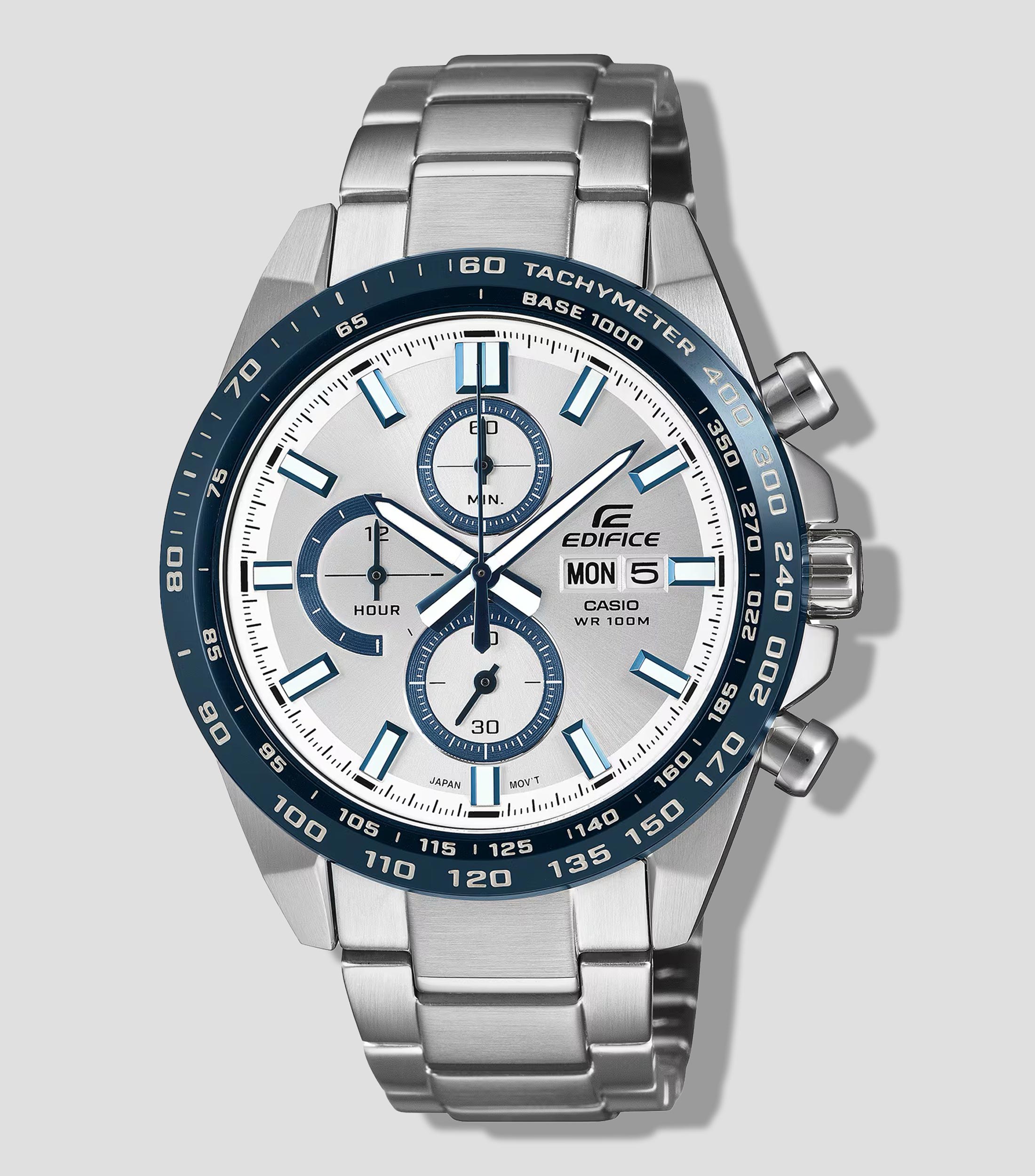 Reloj para Hombre Edifice casual plateado