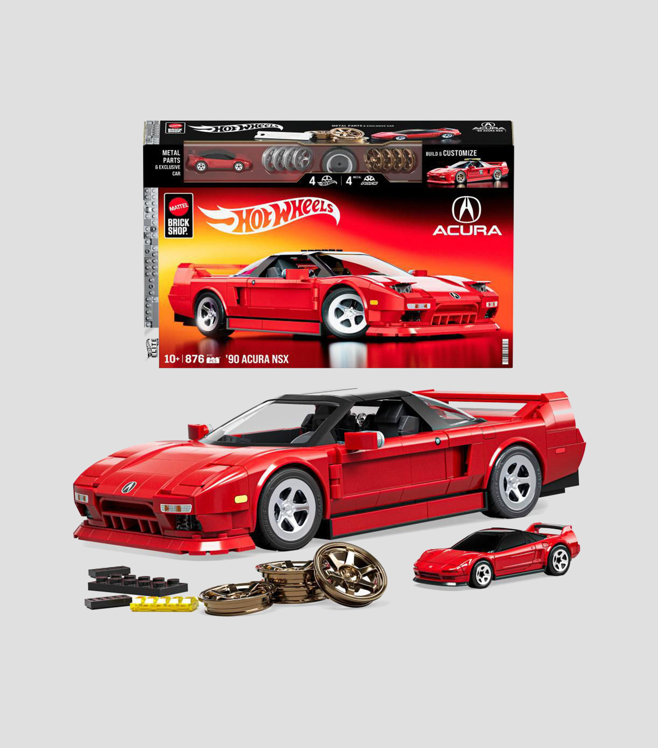 Hot Wheels Brick Shop Elite - '90 Acura NSX