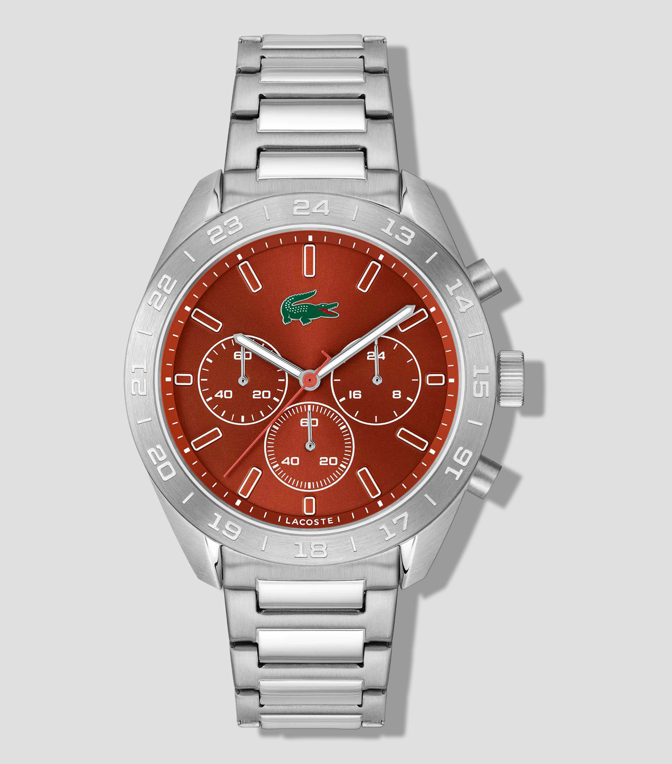 Reloj para Hombre Boston Casual Plateado
