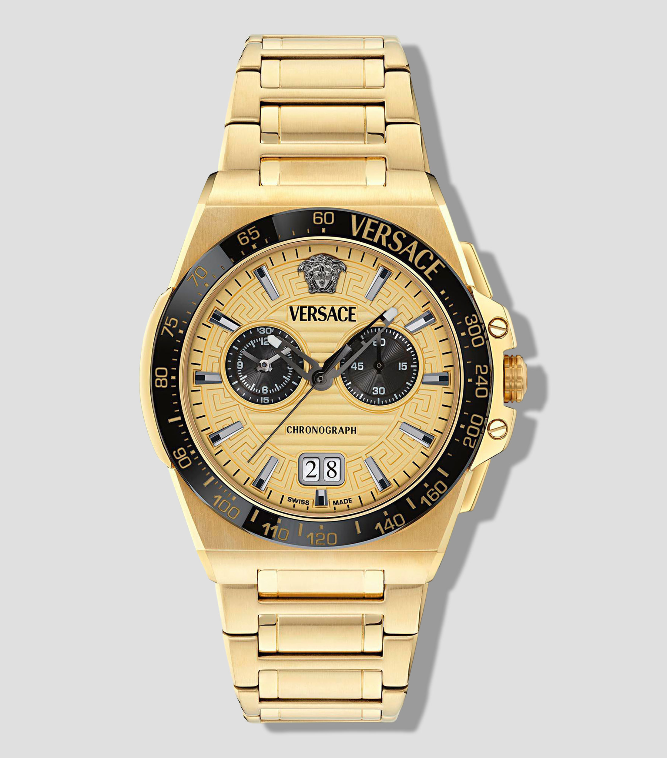 Reloj para Hombre Greca Reaction Deportivo Amarillo, Plateado