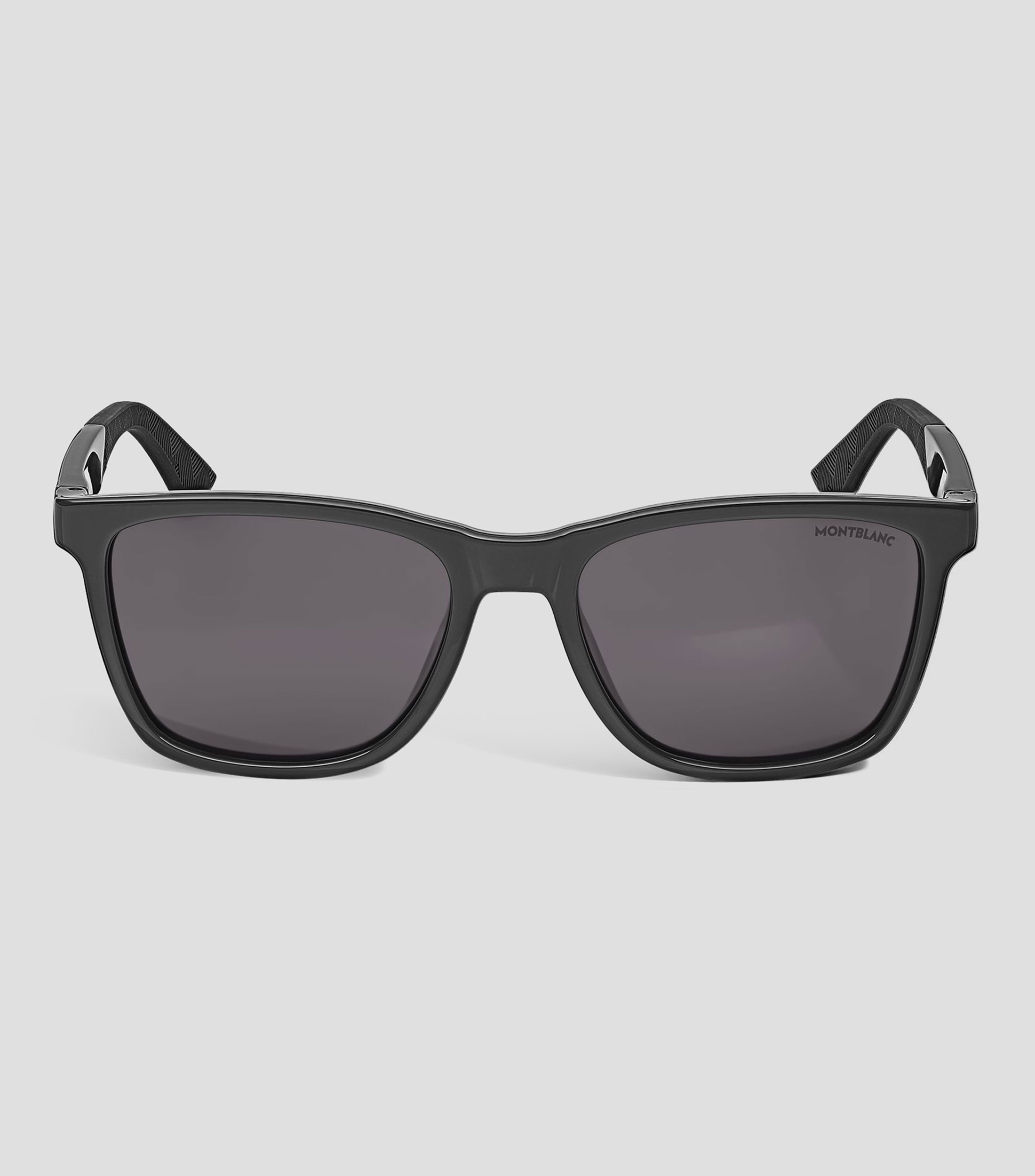 Lentes de sol cuadradas con montura negra Unisex