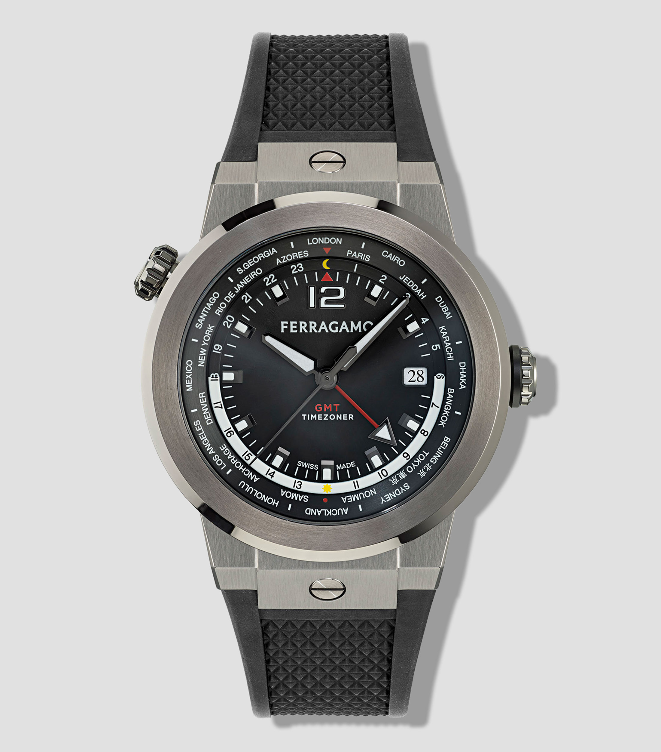 Reloj F-80 GMT WORLDTIME 43mm Cuarzo Hombre