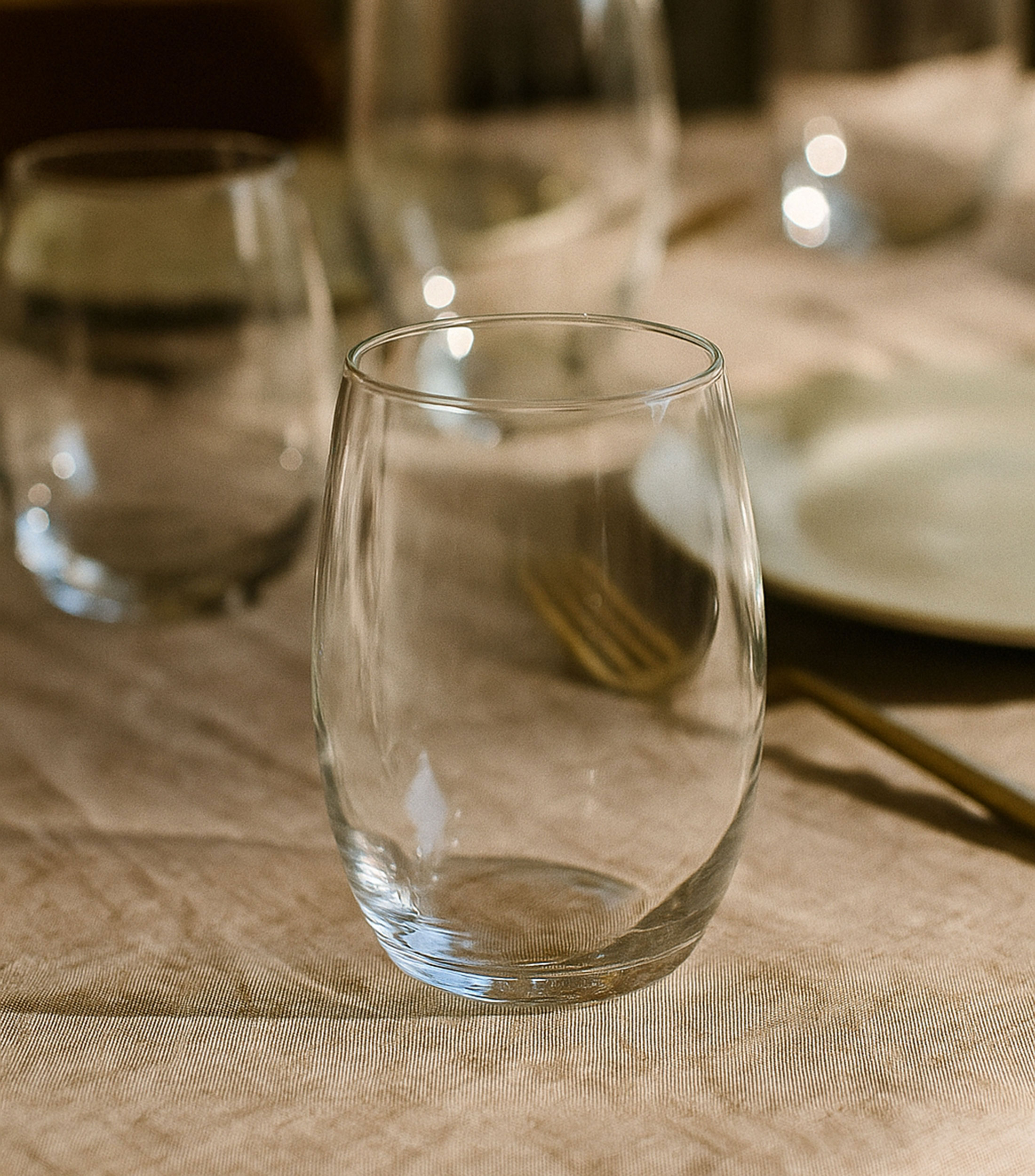Vaso Madison Water Goblet en vidrio, 390 ml