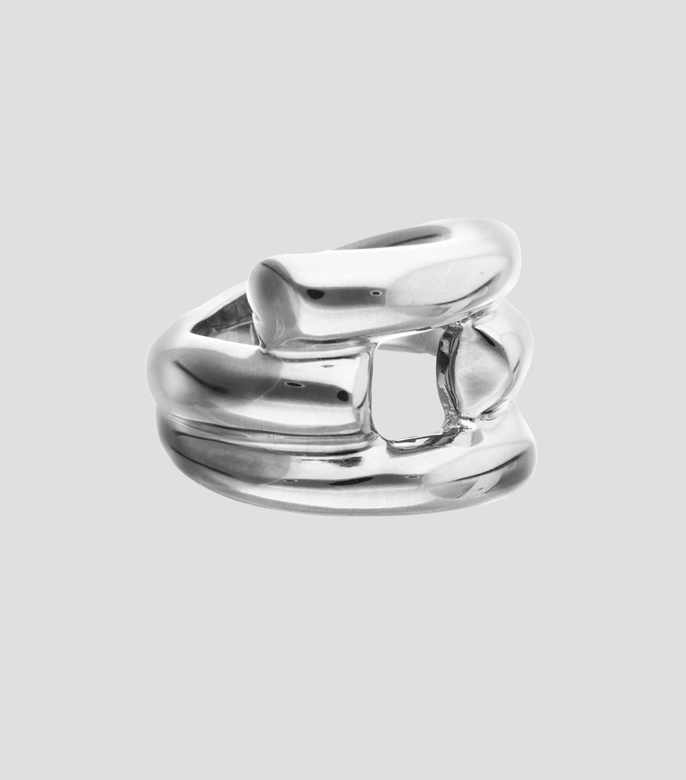 Anillo doble tubo Mujer