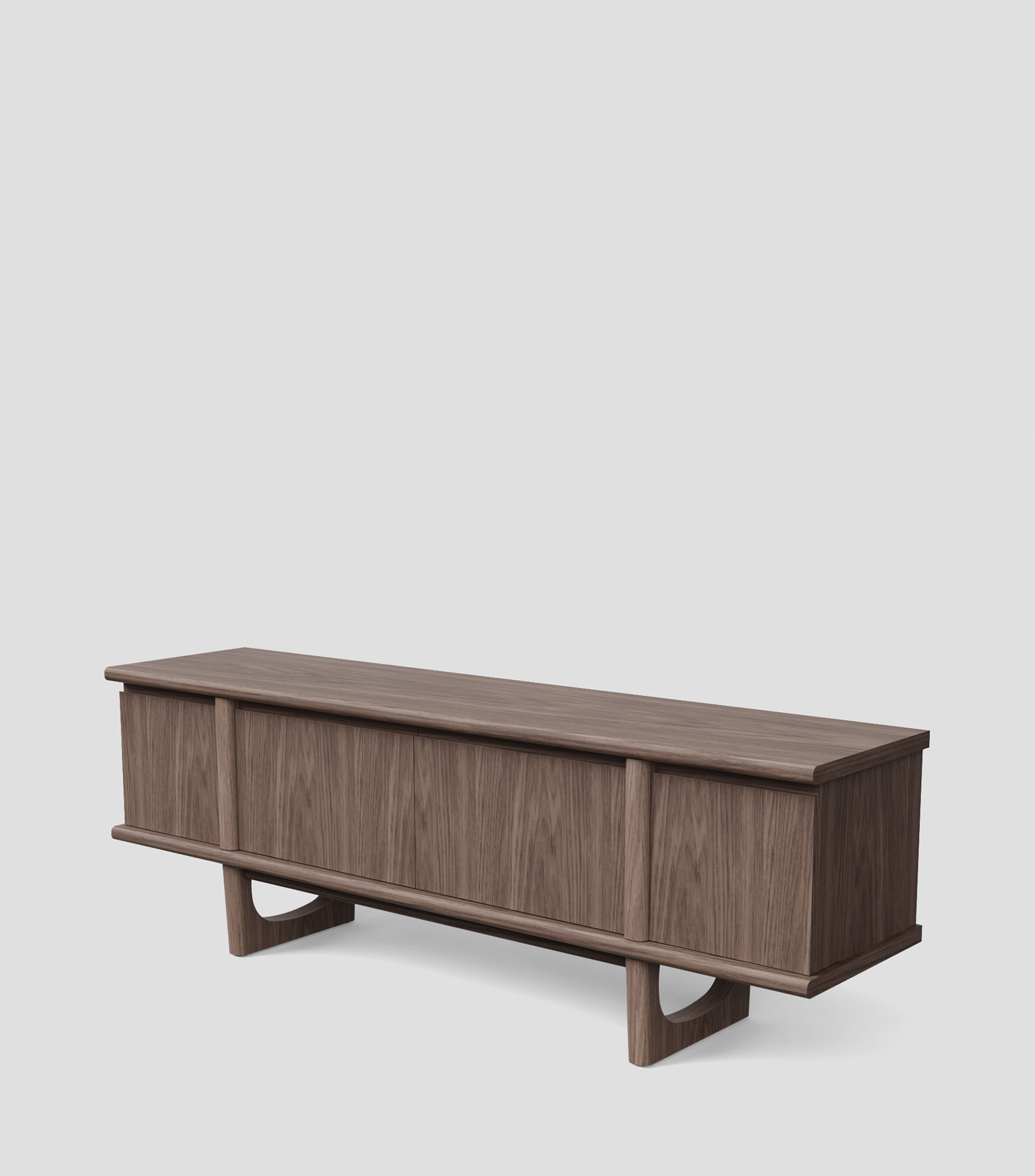 Mueble para TV Flow en madera de roble