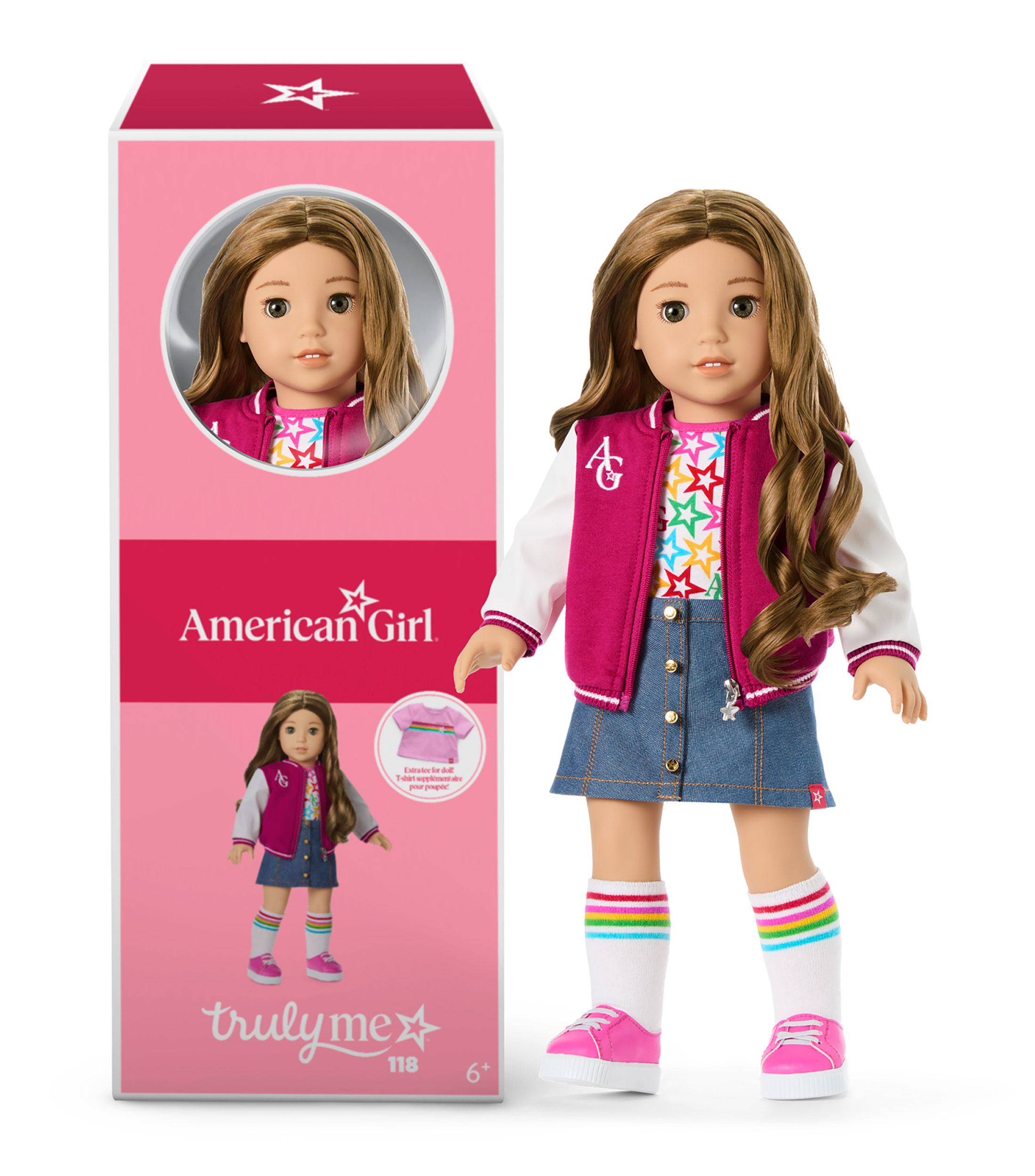 Muñeca Truly Me, cabello castaño claro con caireles