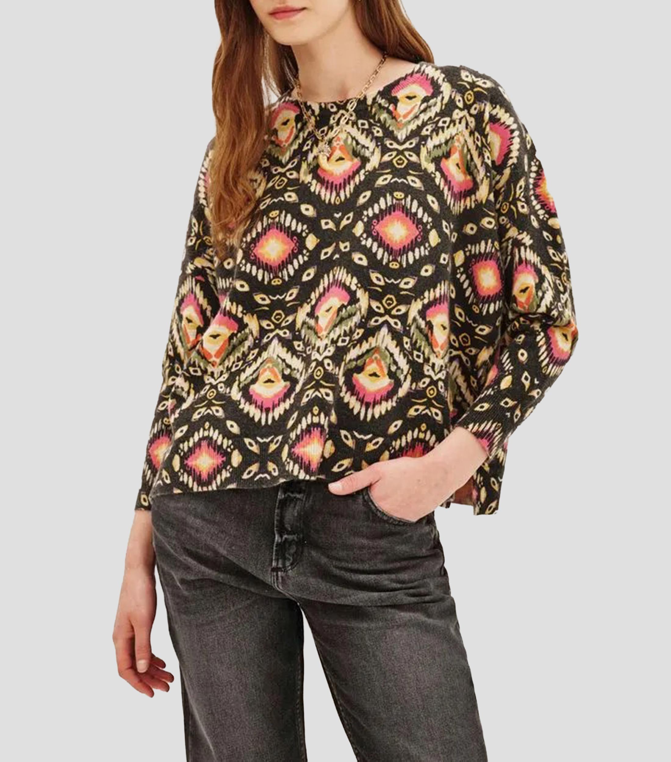 Suéter cuello redondo Mujer