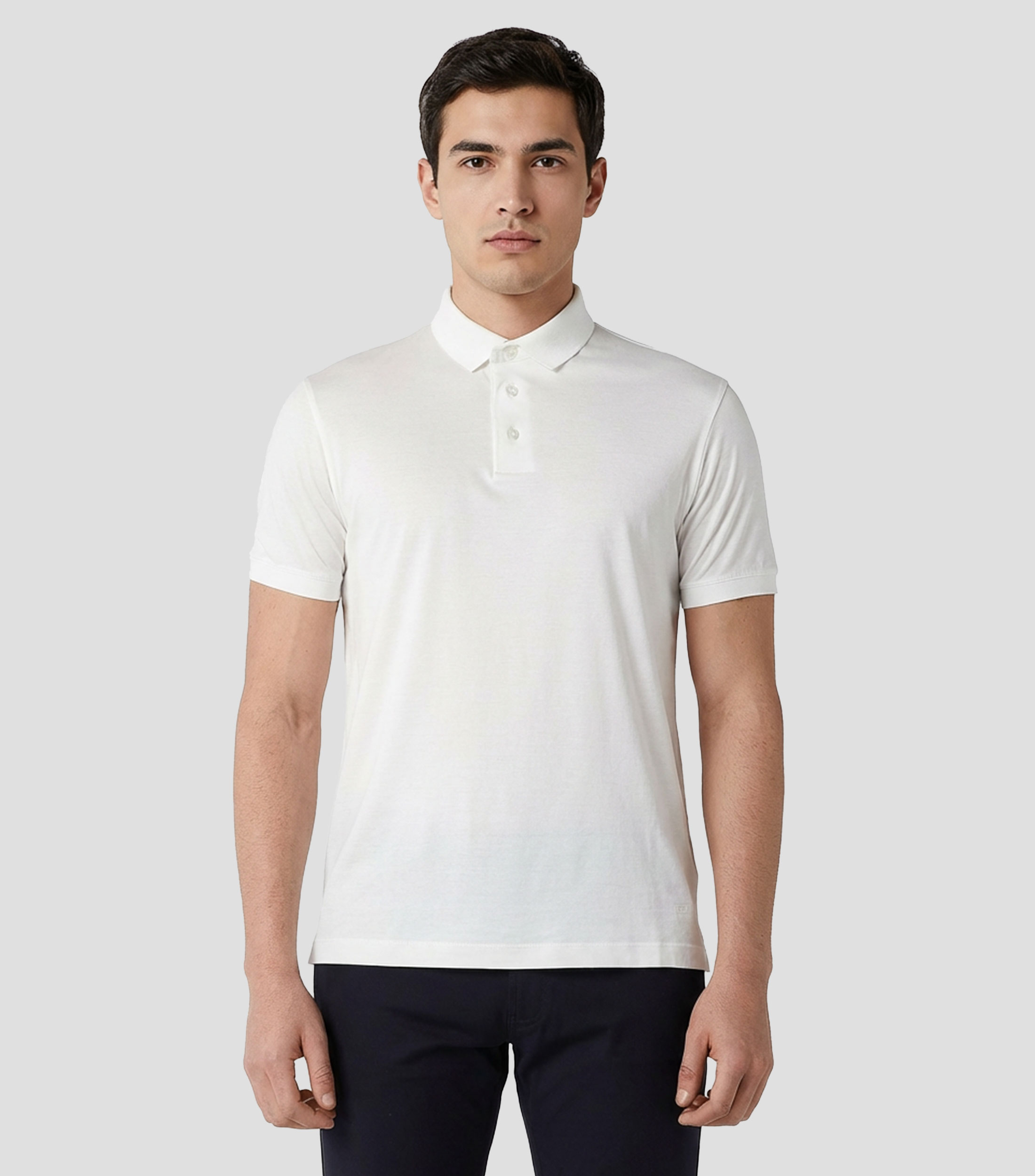 Playera tipo polo con manga corta Hombre