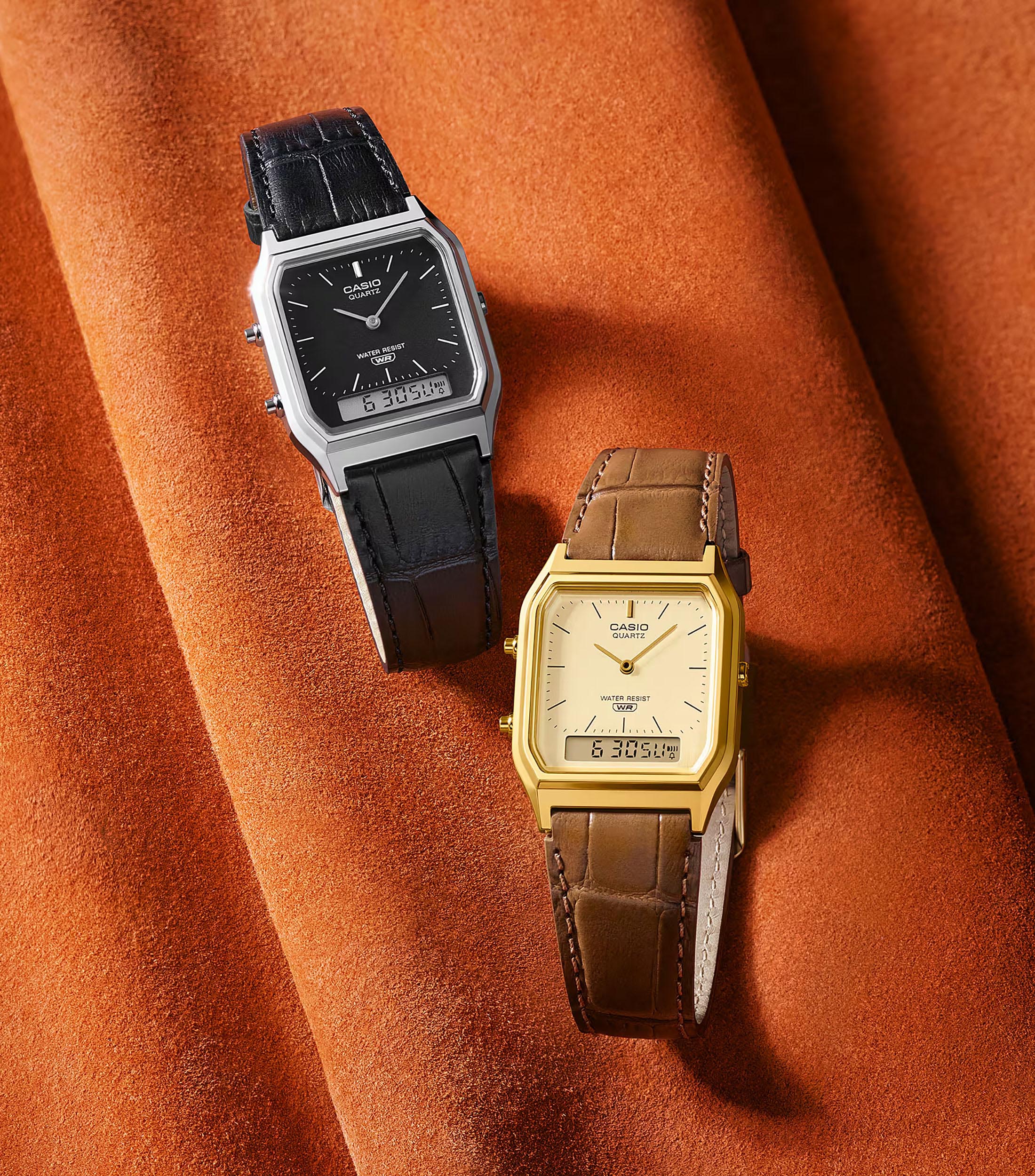 Reloj Unisex Vintage casual Dorado