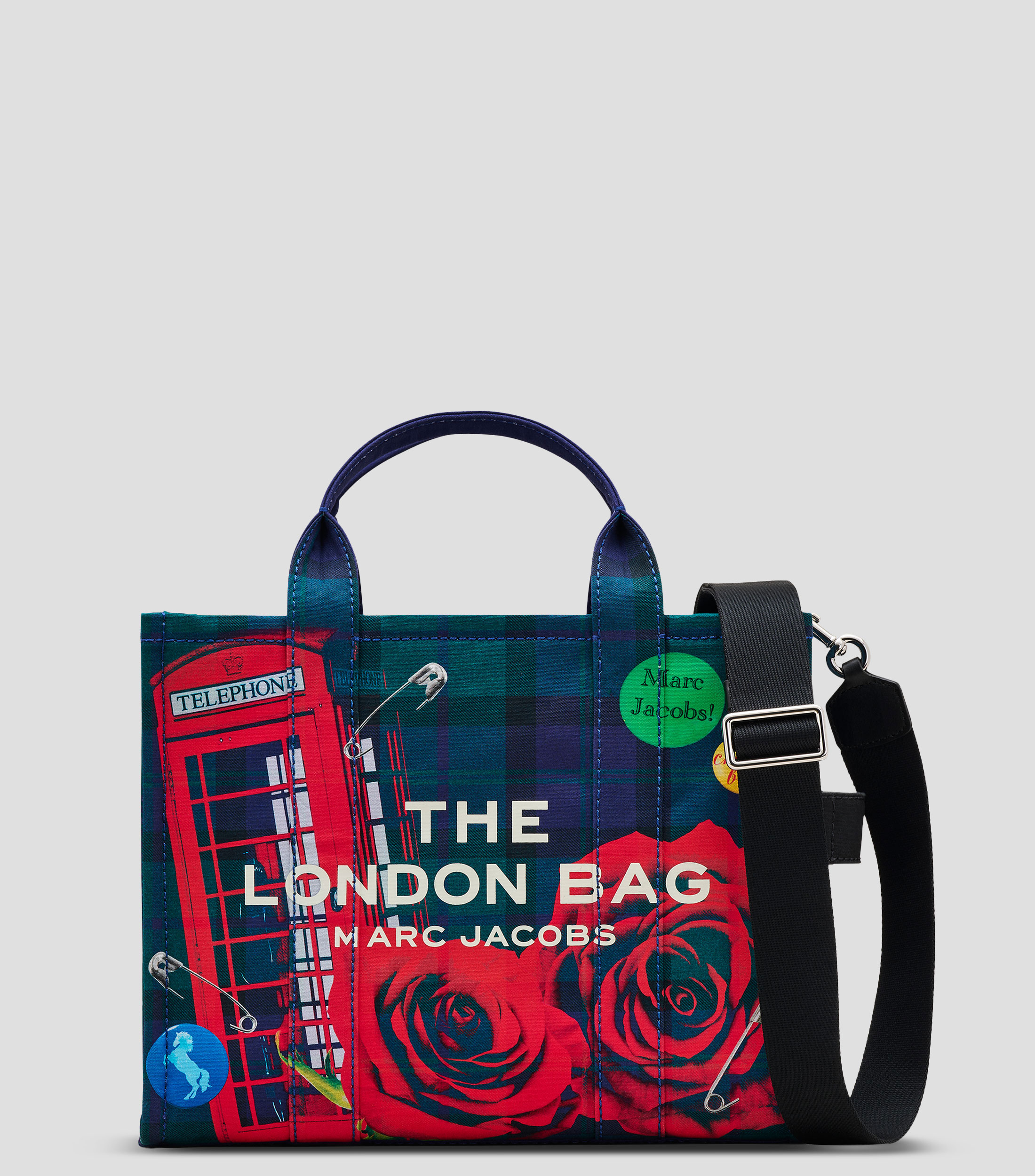 Bolsa tote multicolor The medium tote London estampada Mujer