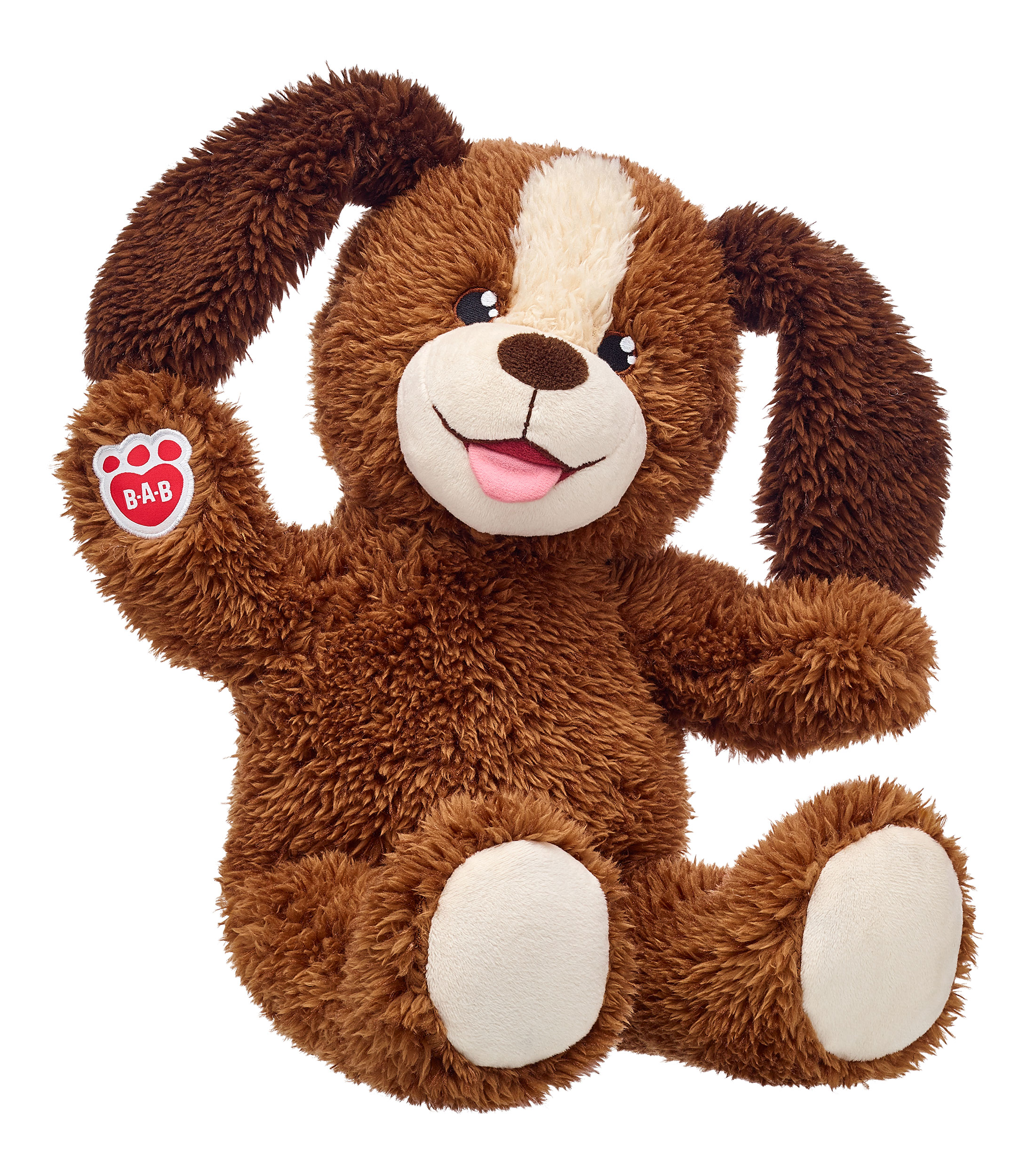 Perro cachorro de peluche