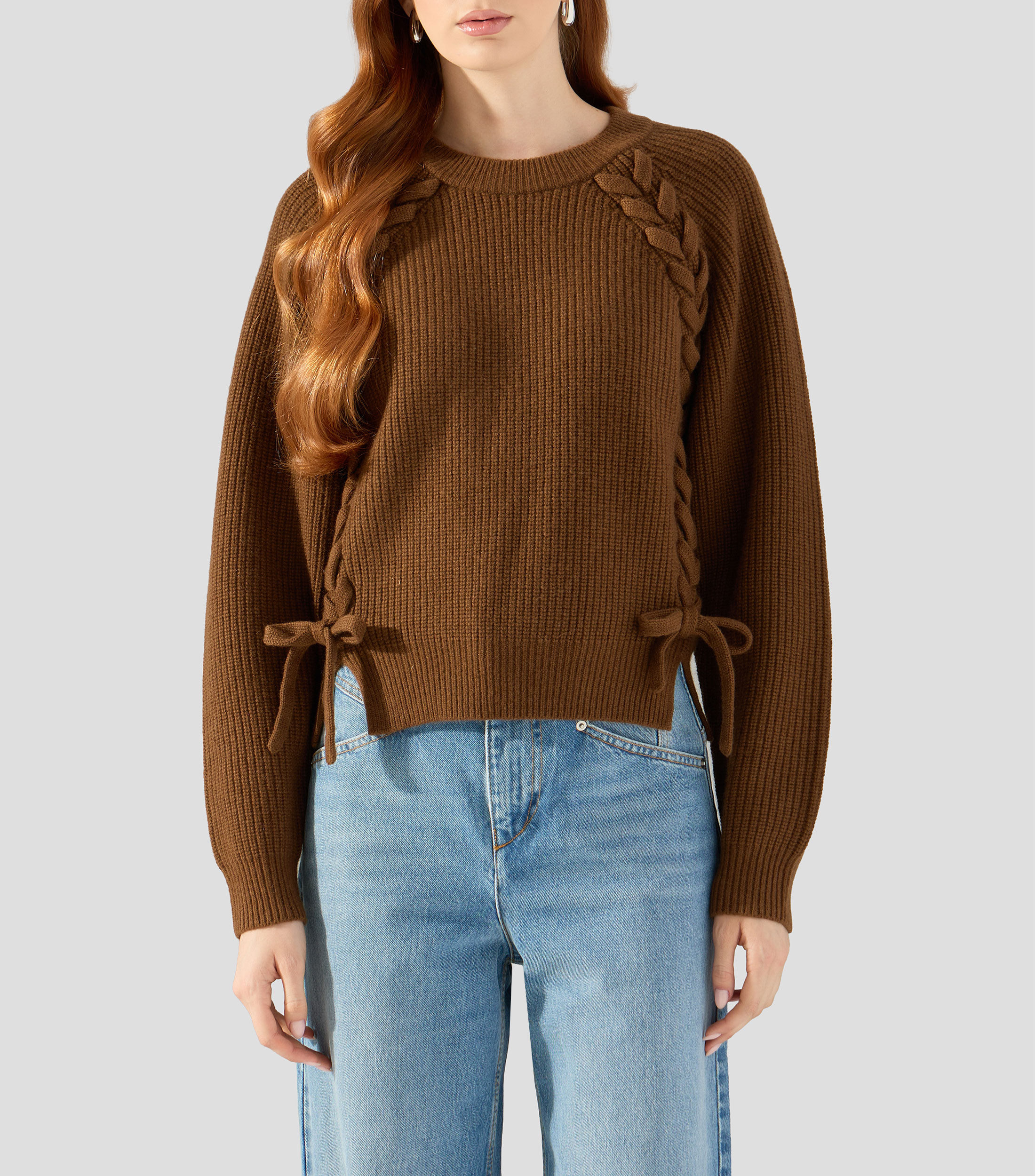 Suéter de cuello redondo Mujer