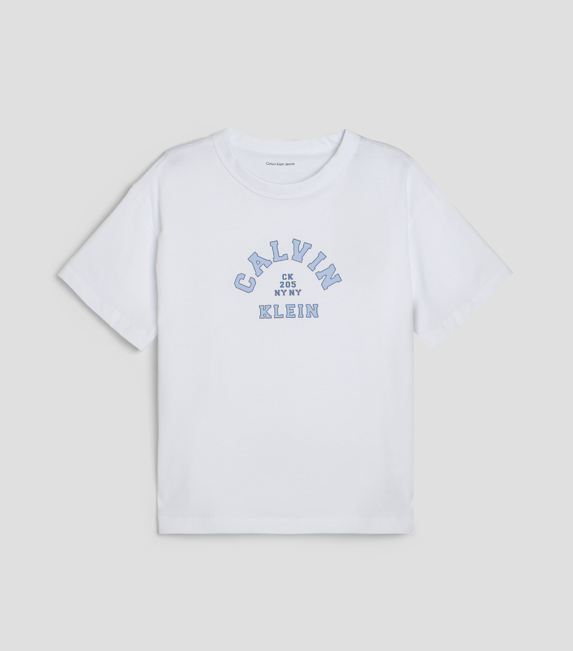 Playera cuello redondo manga corta estampada Niño