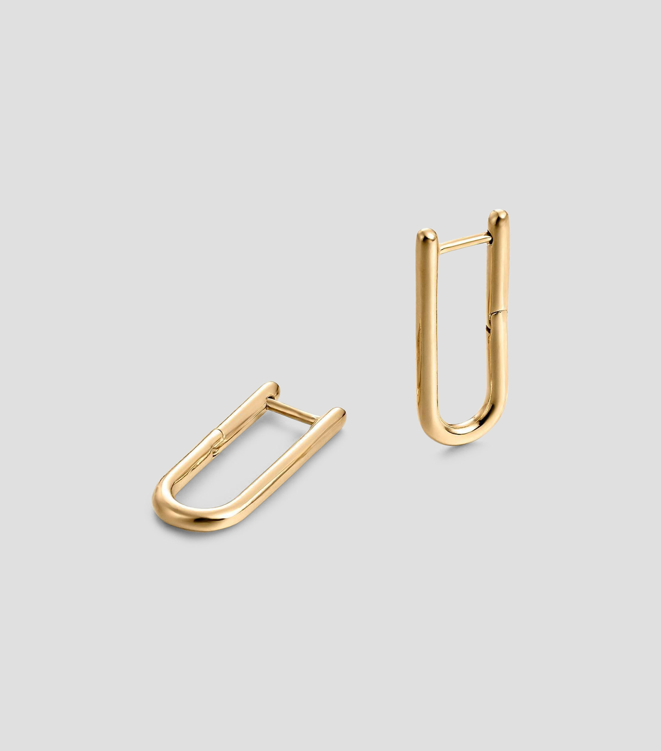 Pendientes en plata .925 de aro largo Connector Criolla Mujer