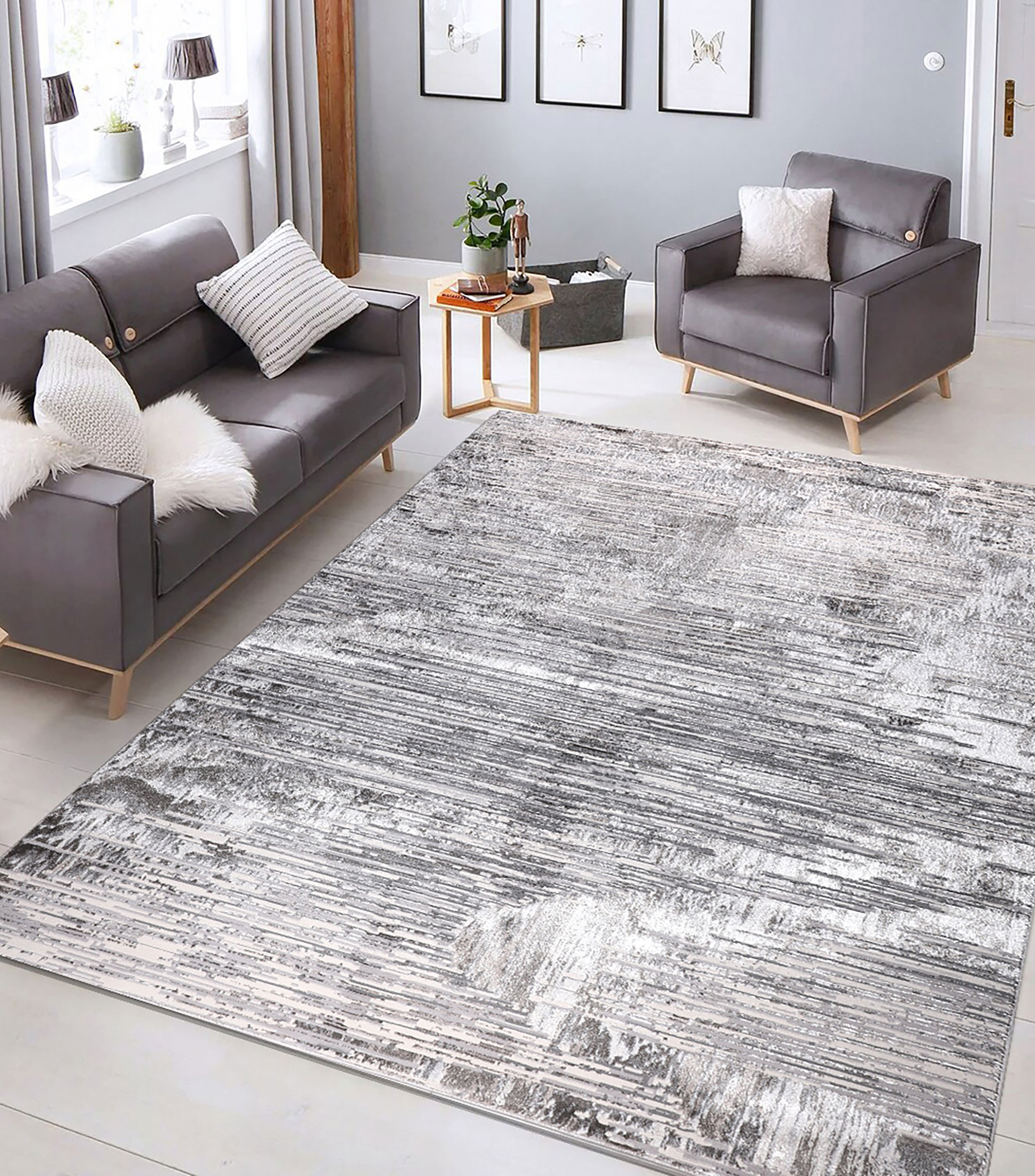 Tapete decorativo New Flo en poliéster 200 x 290 cm
