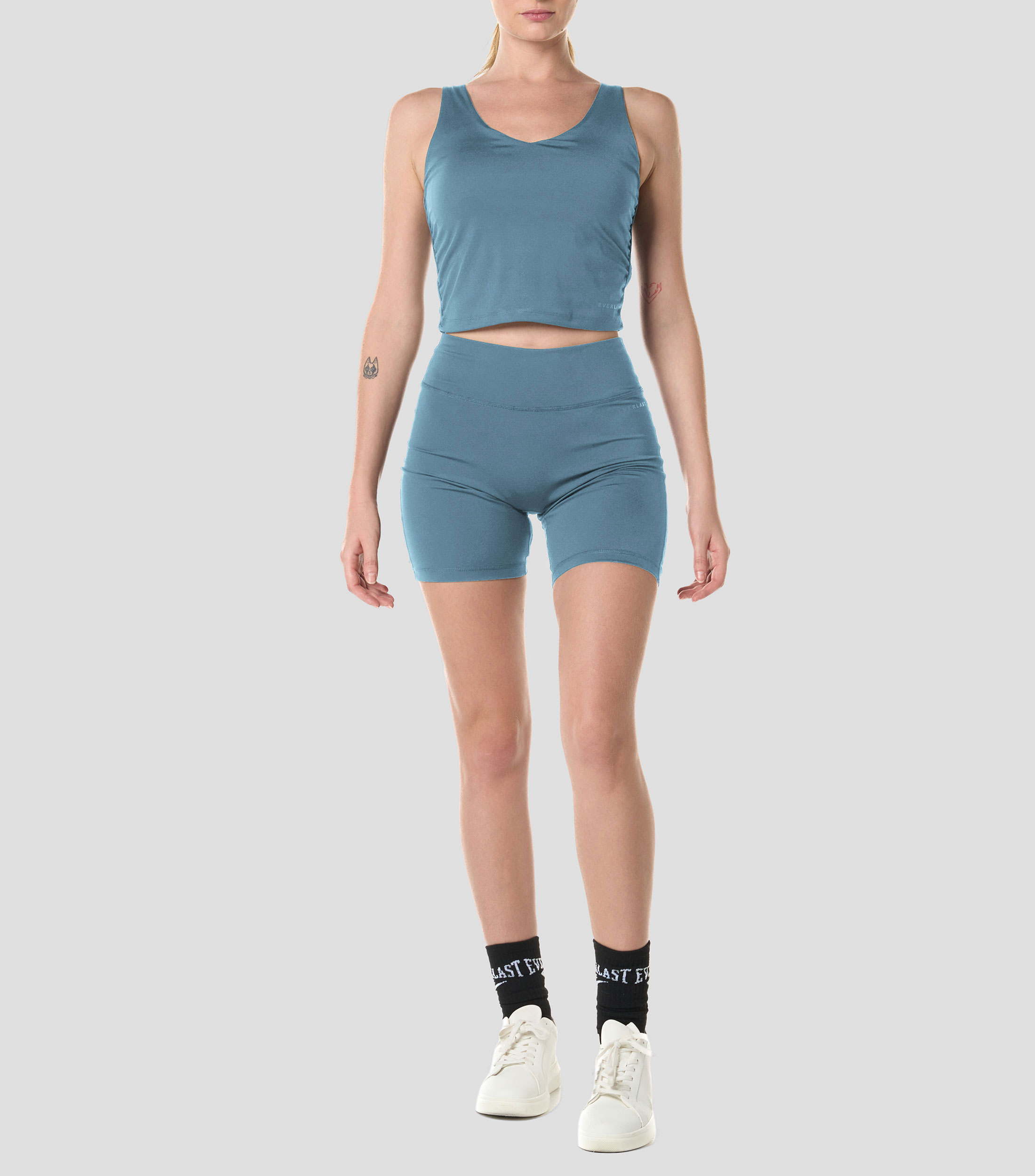Short deportivo para entrenamiento liso Mujer