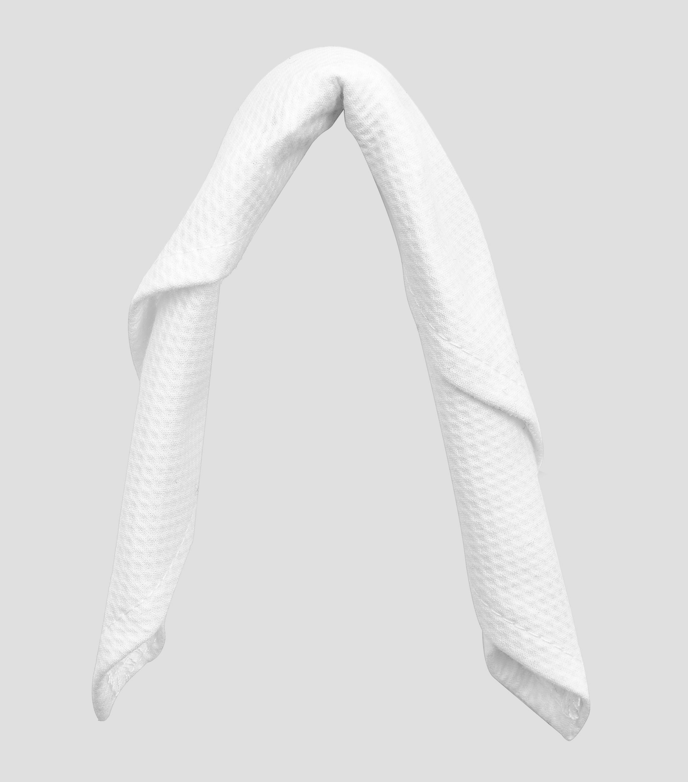 Panuelo blanco con microdiseno Hombre