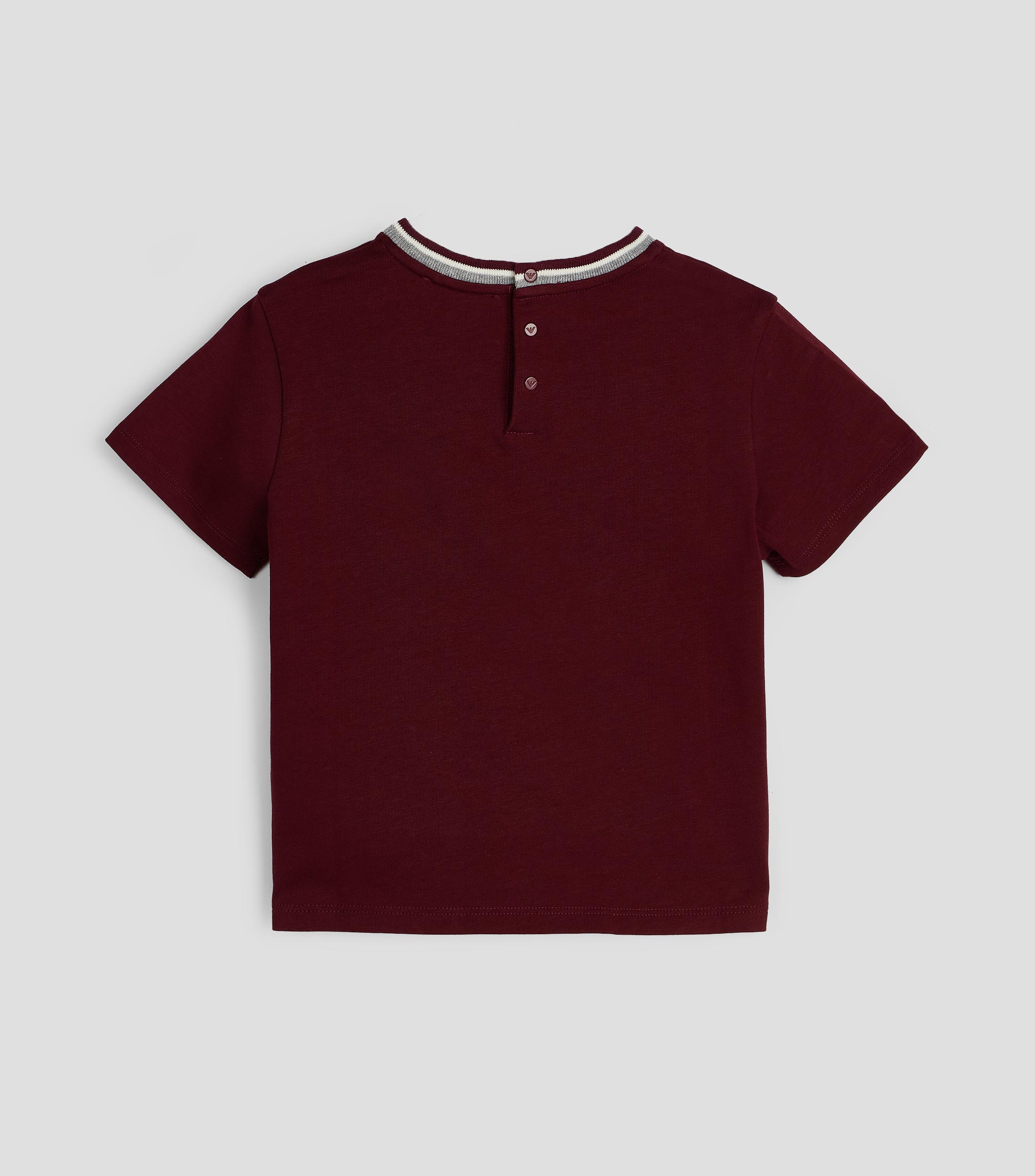 Playera cuello redondo manga corta lisa Bebé