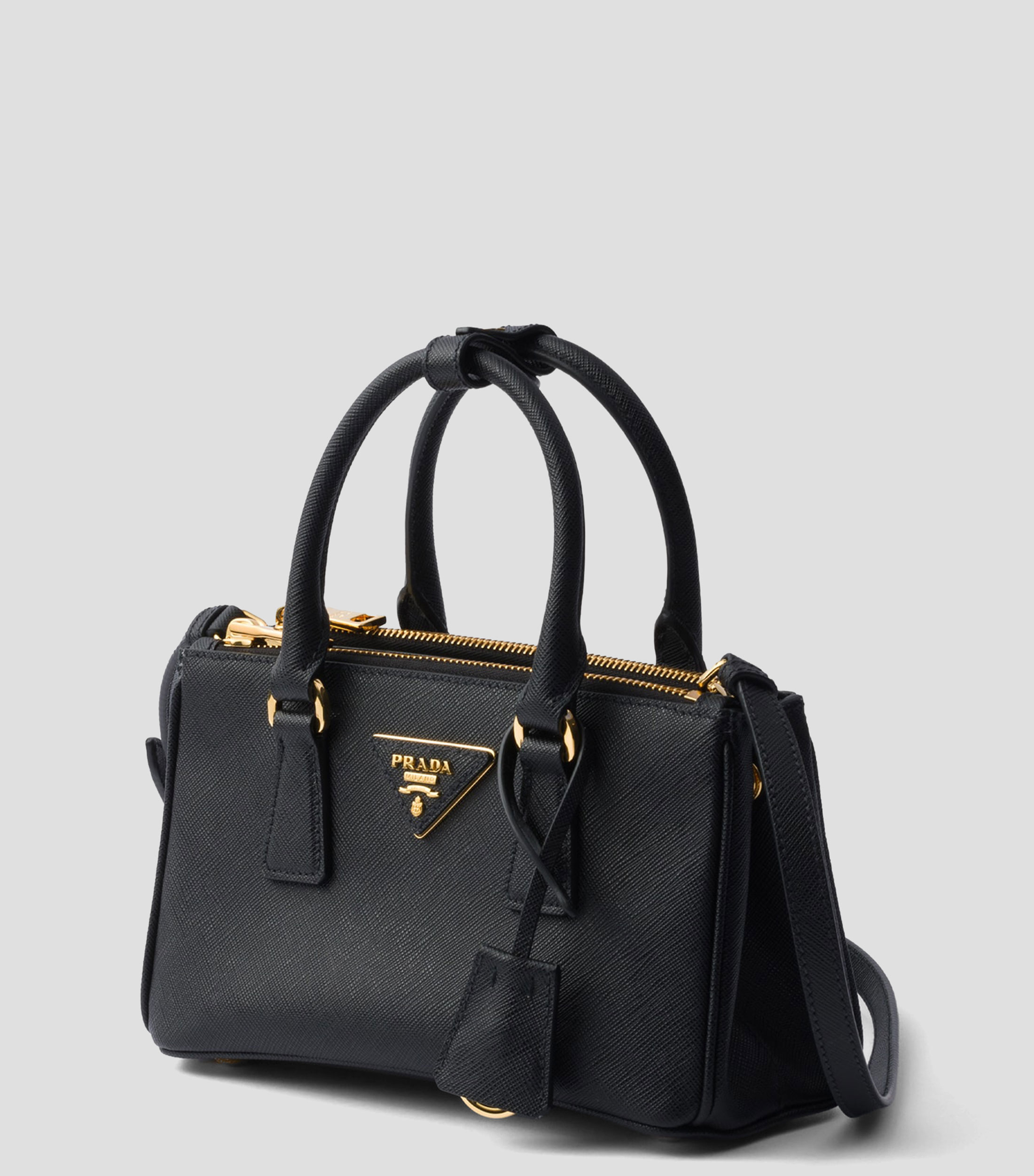 Minibolsa Prada Galleria de piel saffiano Mujer