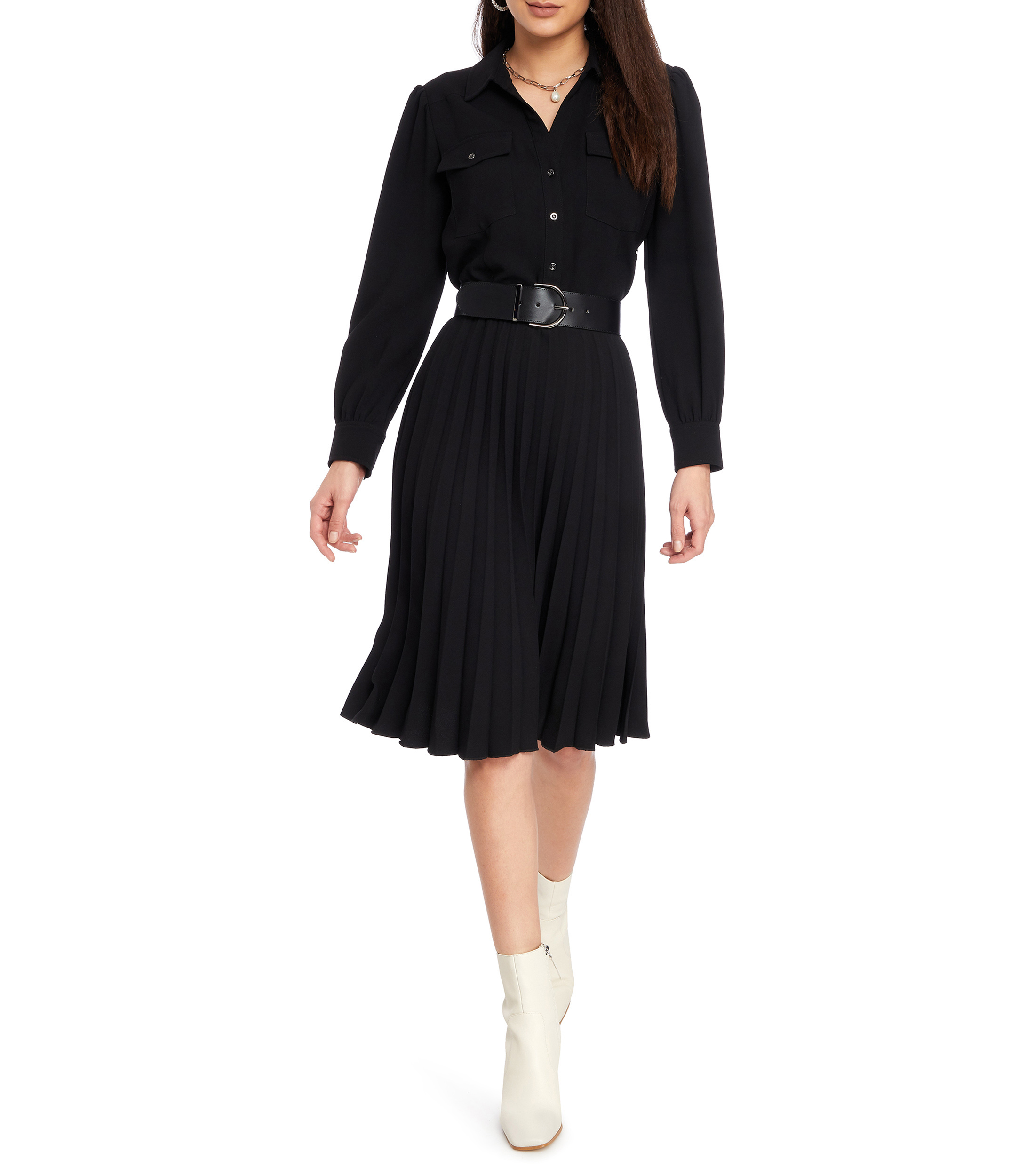 Vestido negro julio store