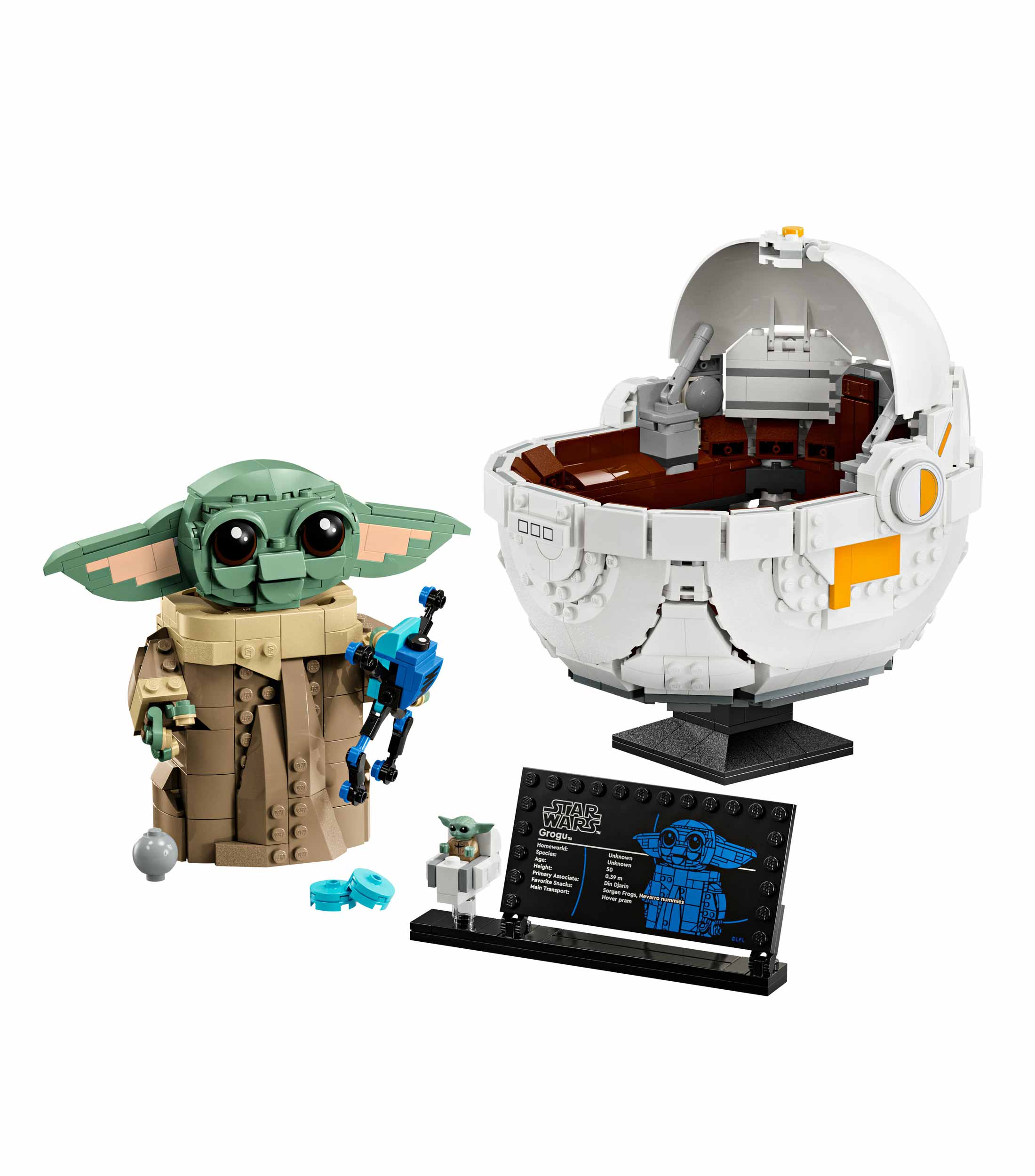 Lego Star Wars, Grogu with Hover Pram 75403