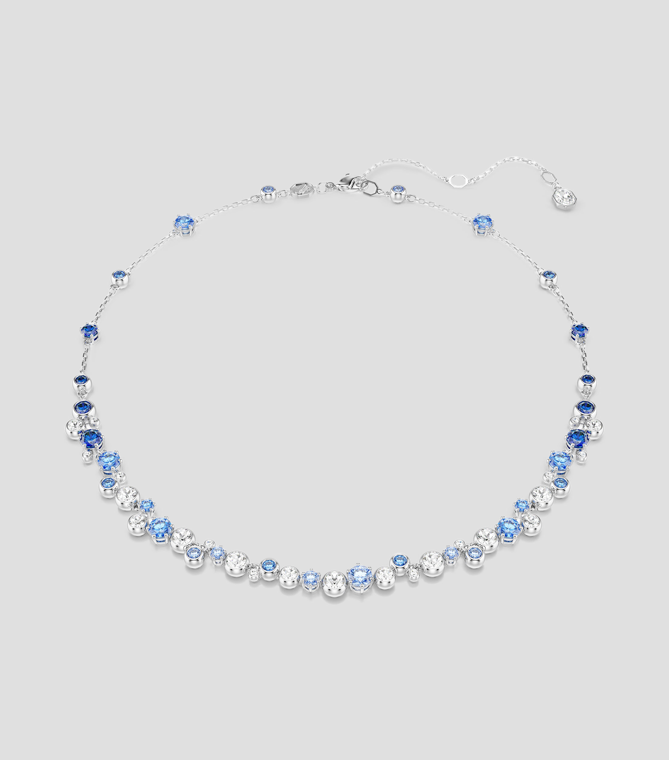 Collar con cristales y zirconia Mujer