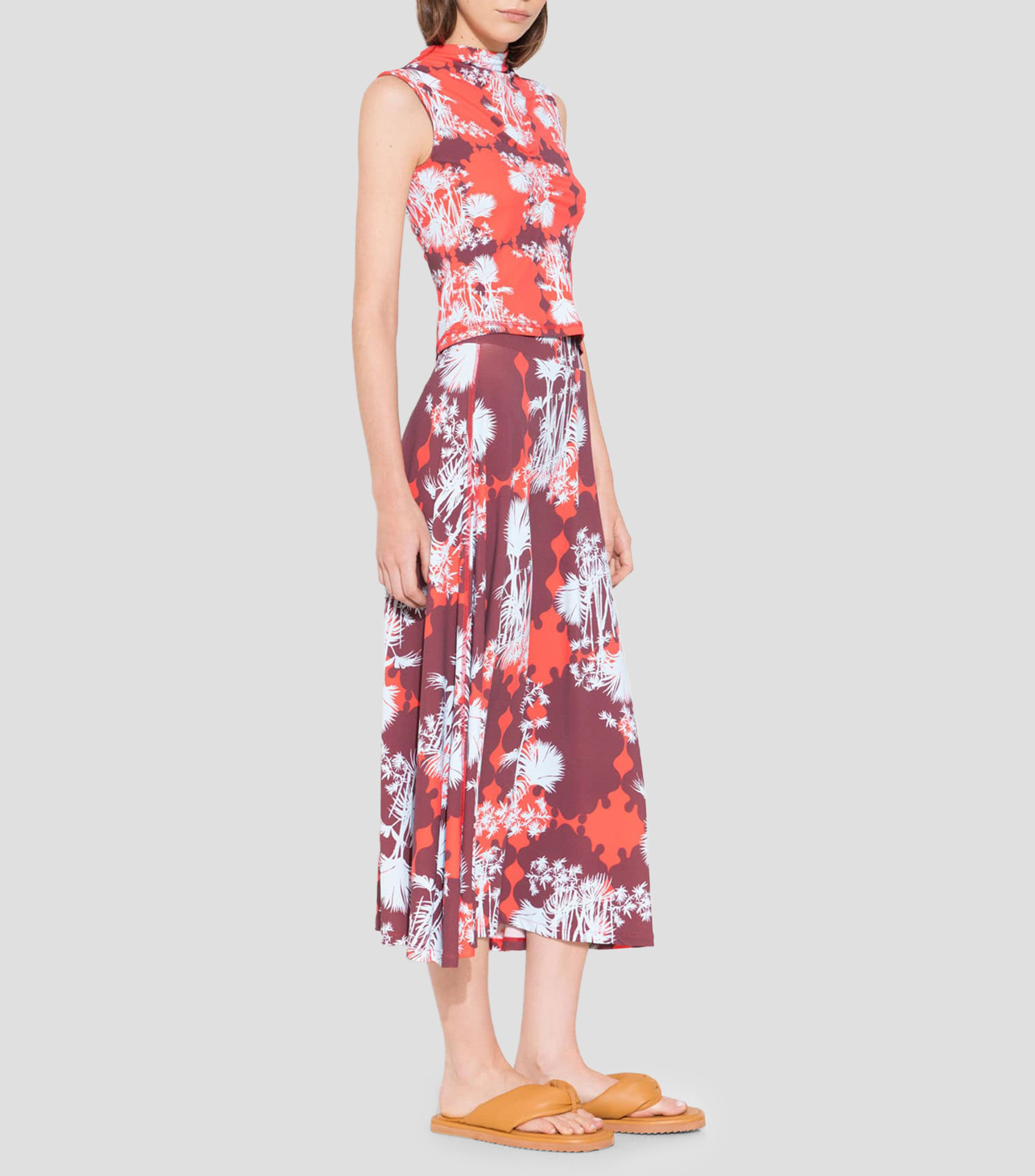 Top con flores Mujer
