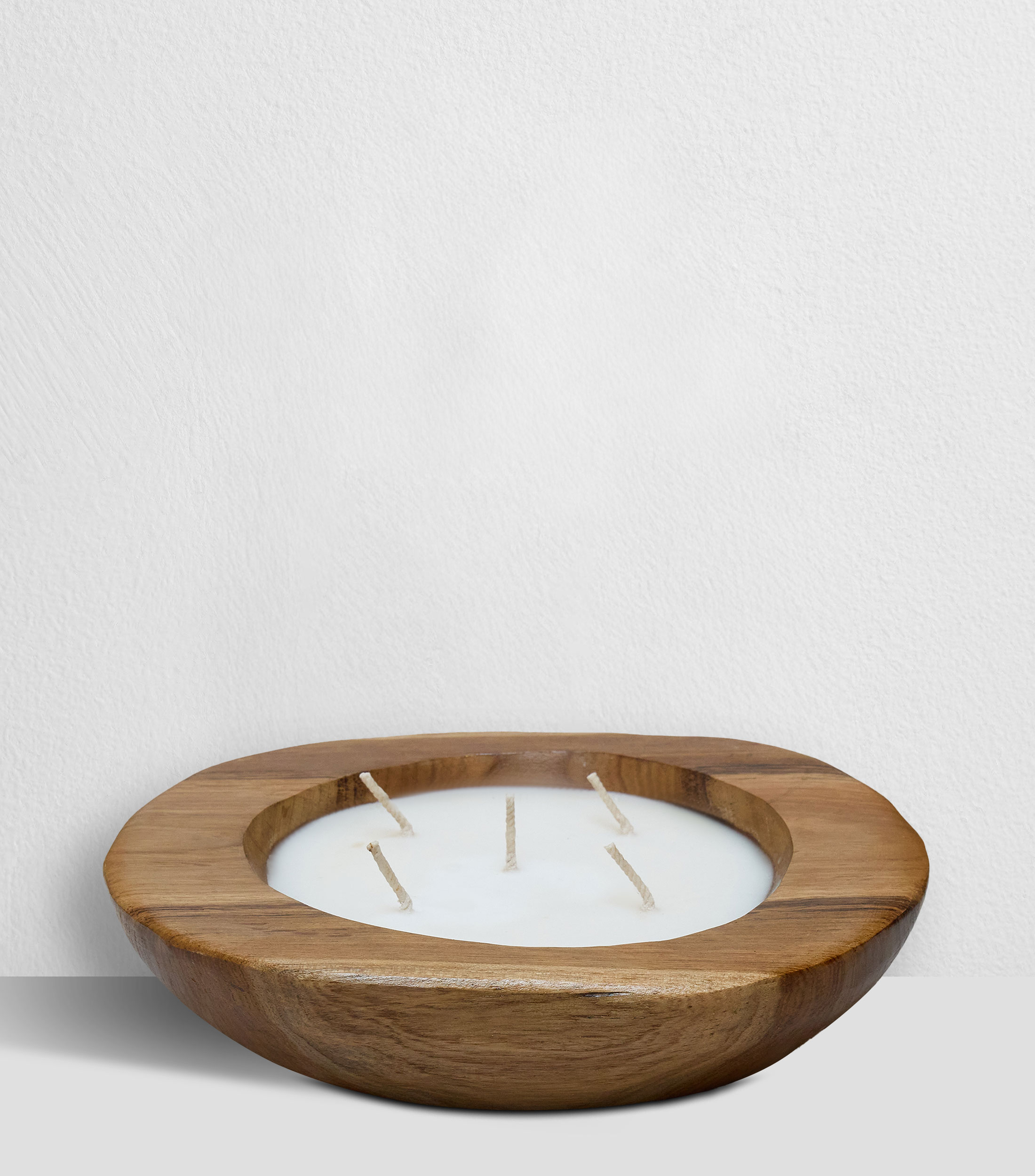 Vela Decorativa en madera y cera