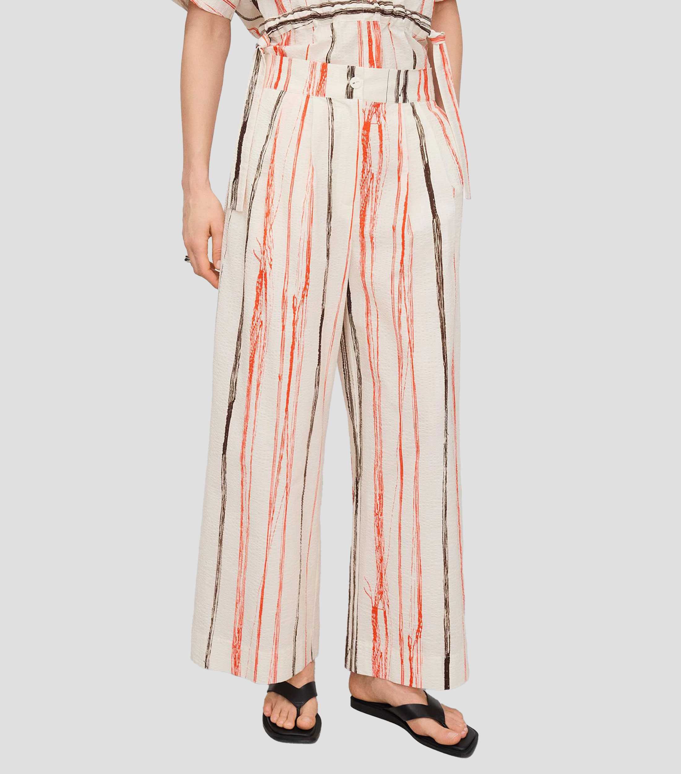 Pantalón con líneas Mujer