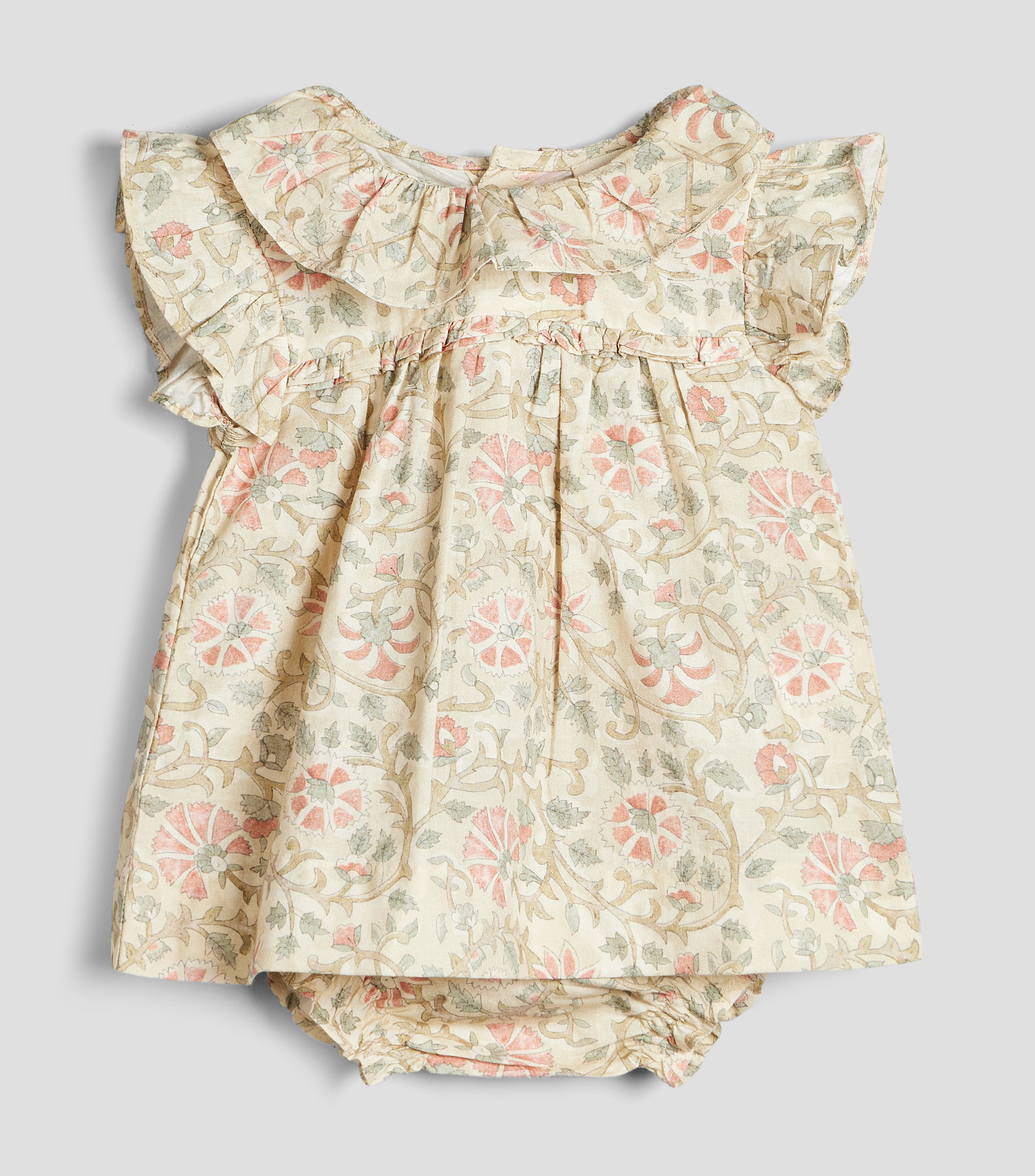 Vestido fantasía manga corta Bebé