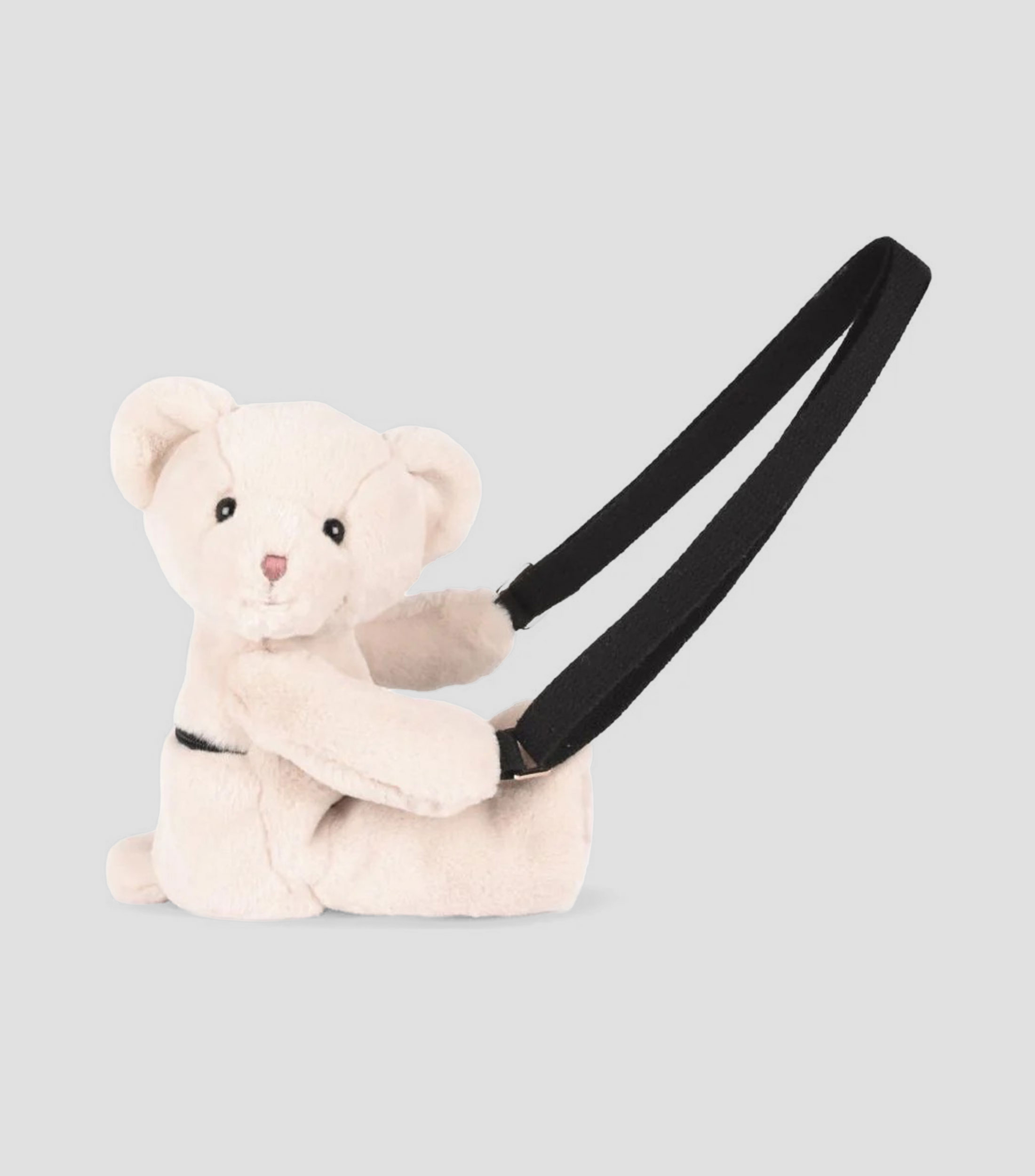 Oso blanco de peluche tipo bolsa