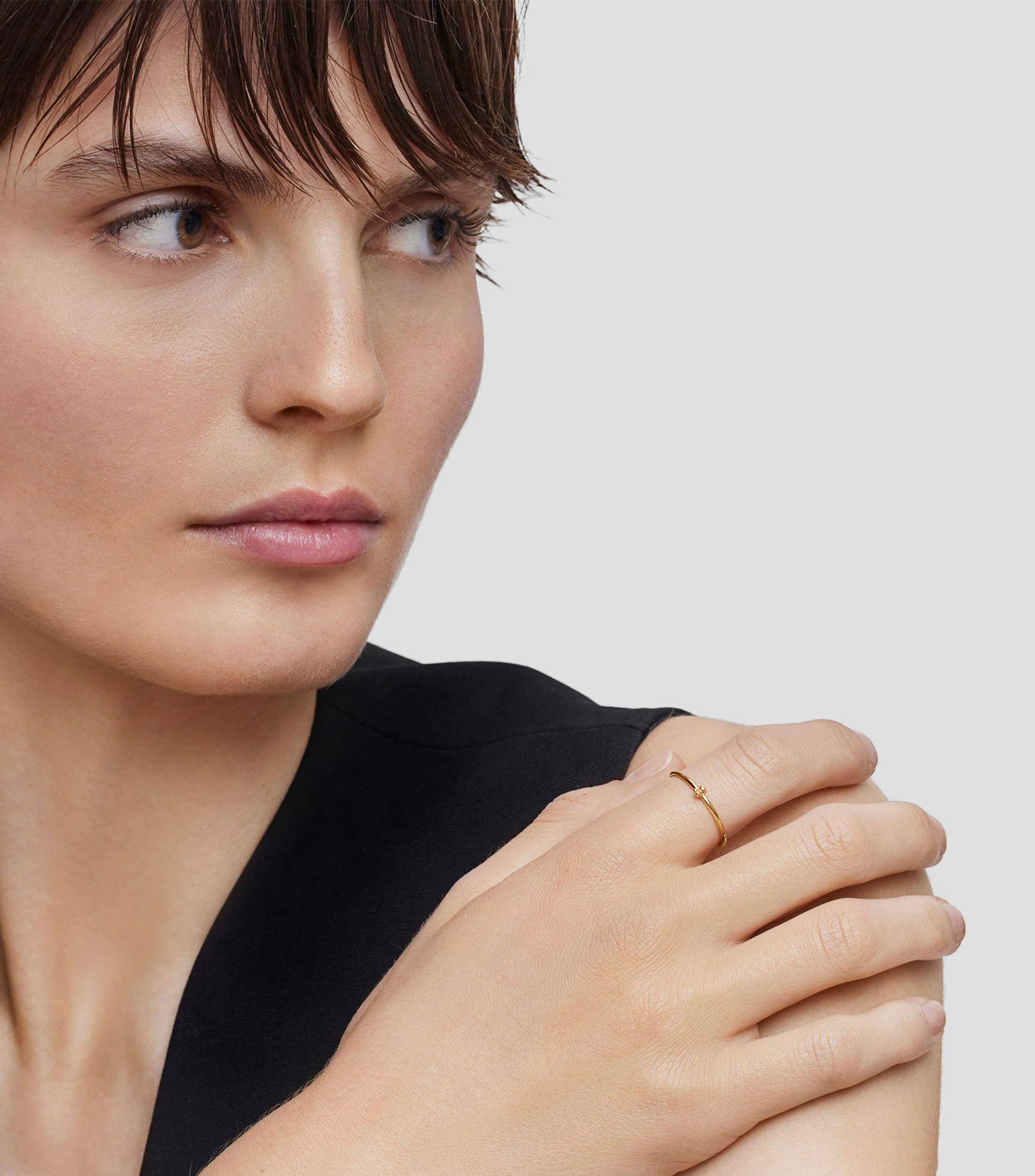 Anillo en oro de 18 kilates con osito Bold Bear Mujer