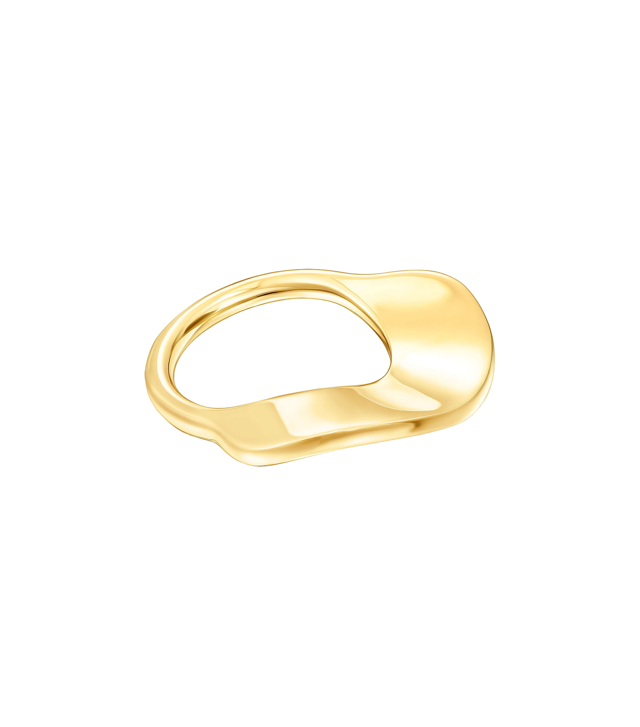 Anillo grande de plata Mujer