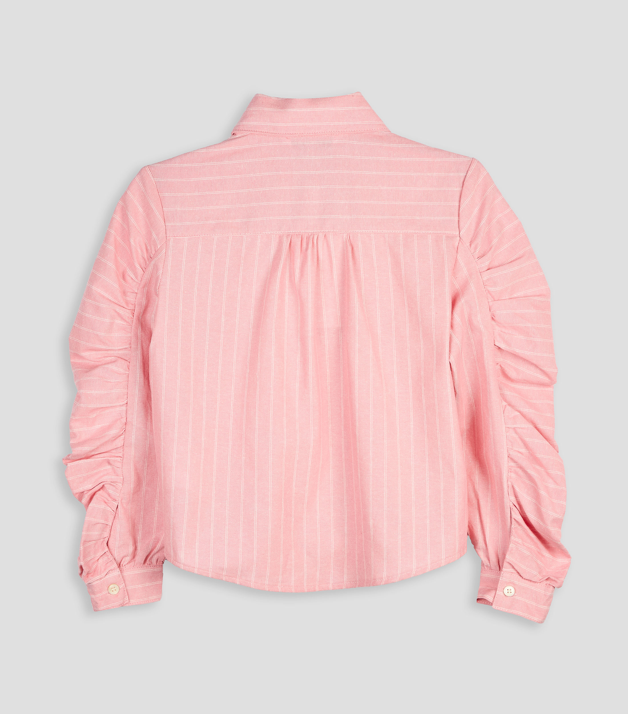 Camisa líneas manga larga Niña